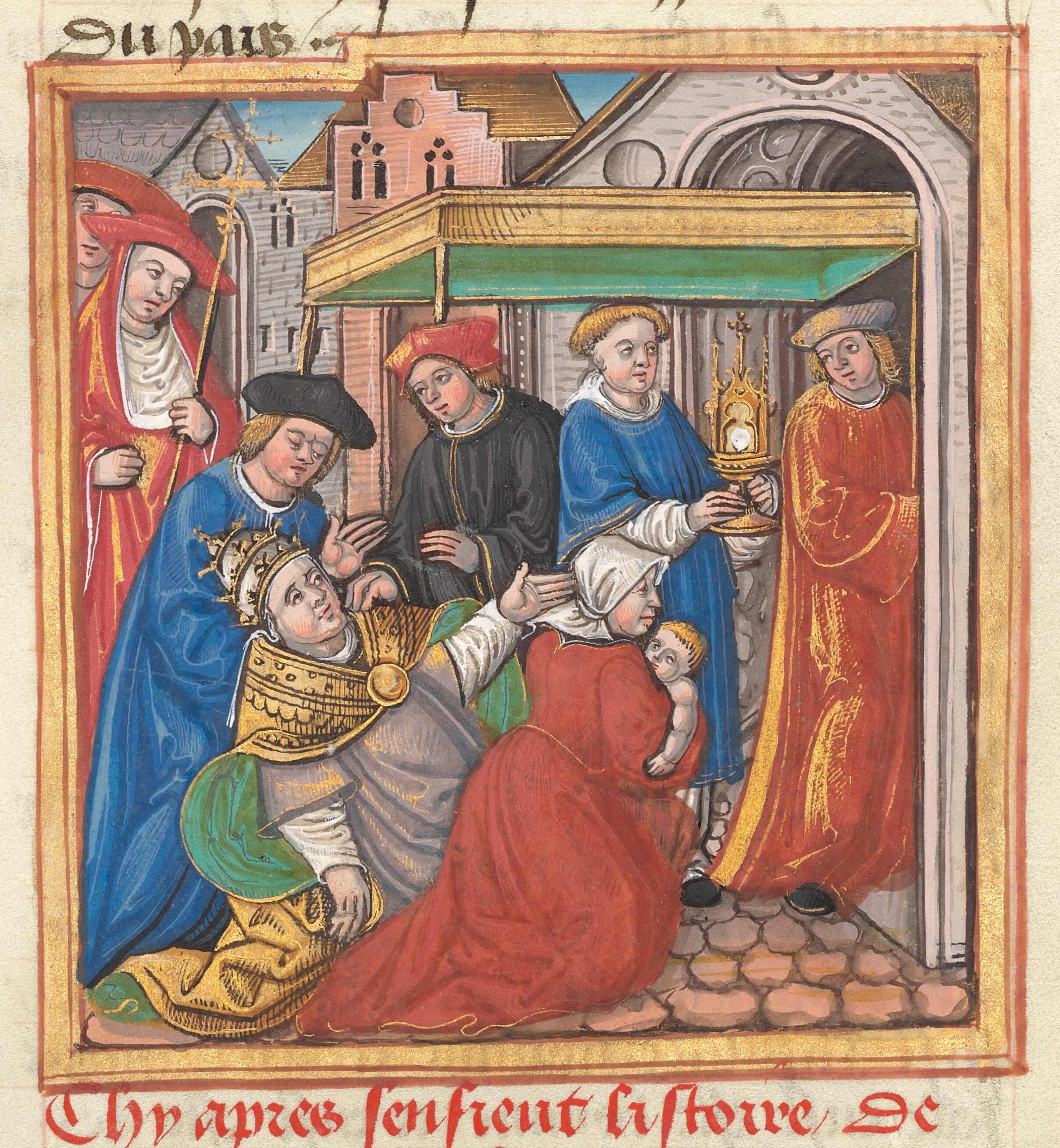 Pope Joan Giving Birth During a Procession to the Lateranabout