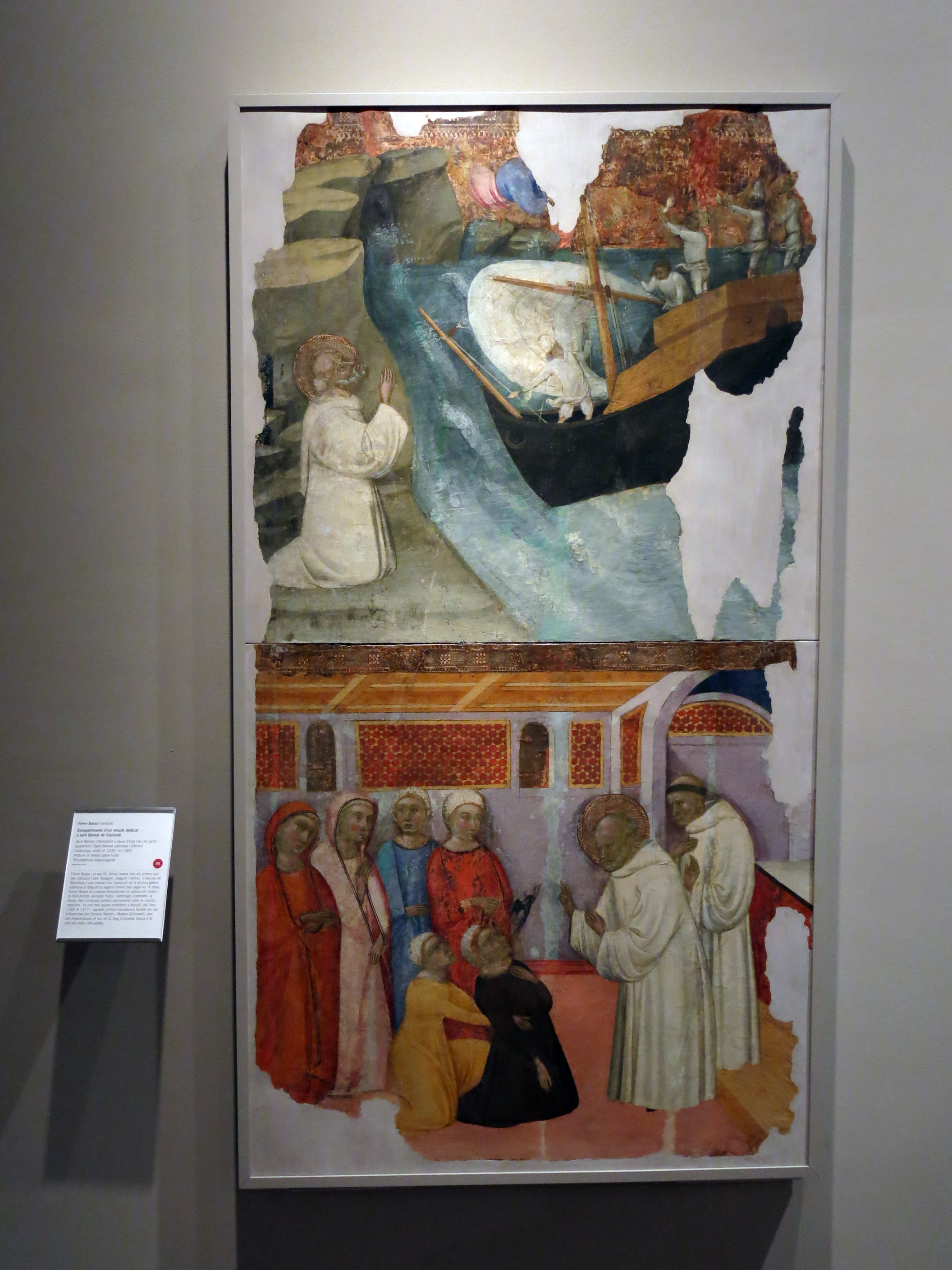 Fragment of the altarpiece of Saint Bernard of Clairvaux