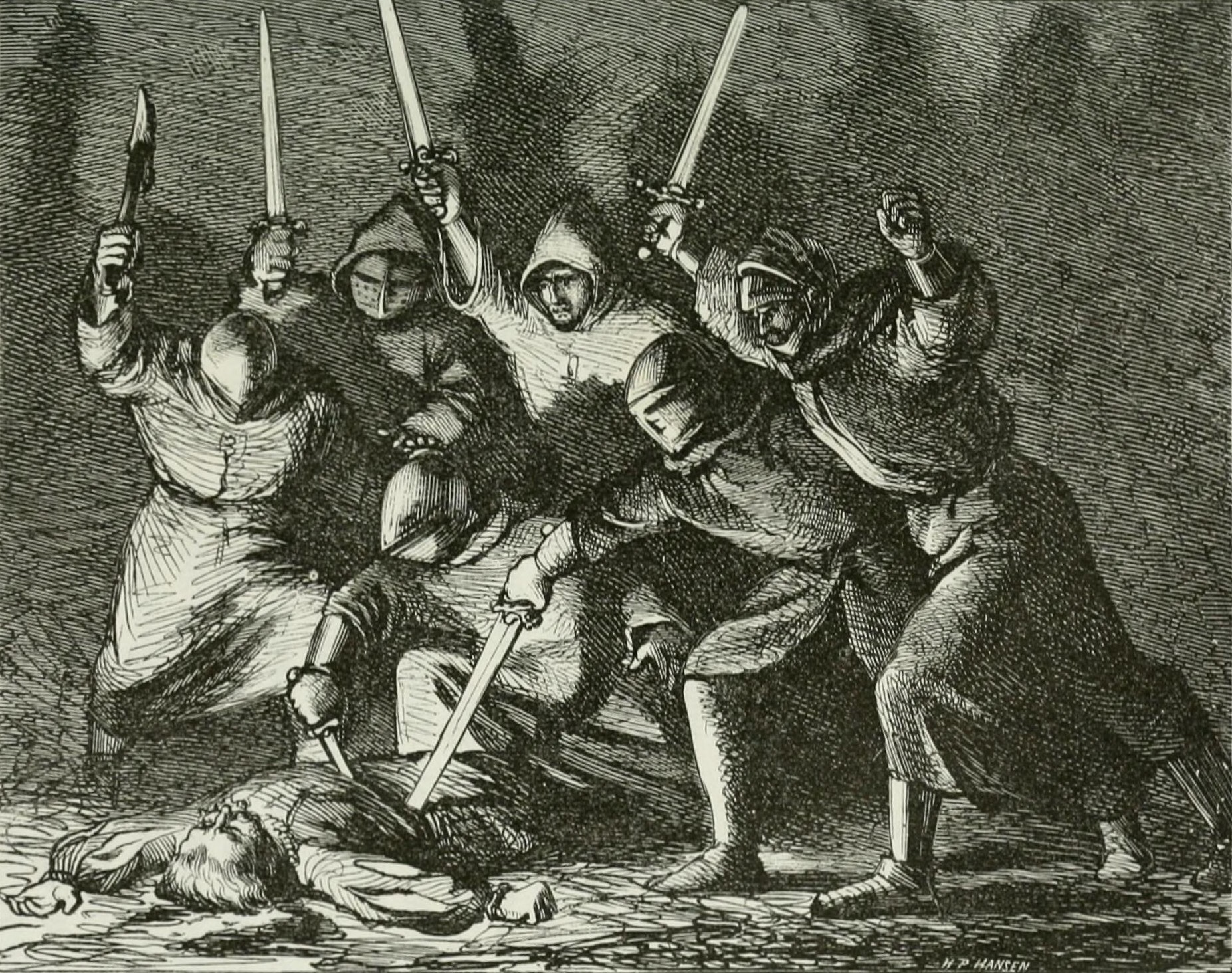 The Murder of King Eric Glipping in Finderup Barn