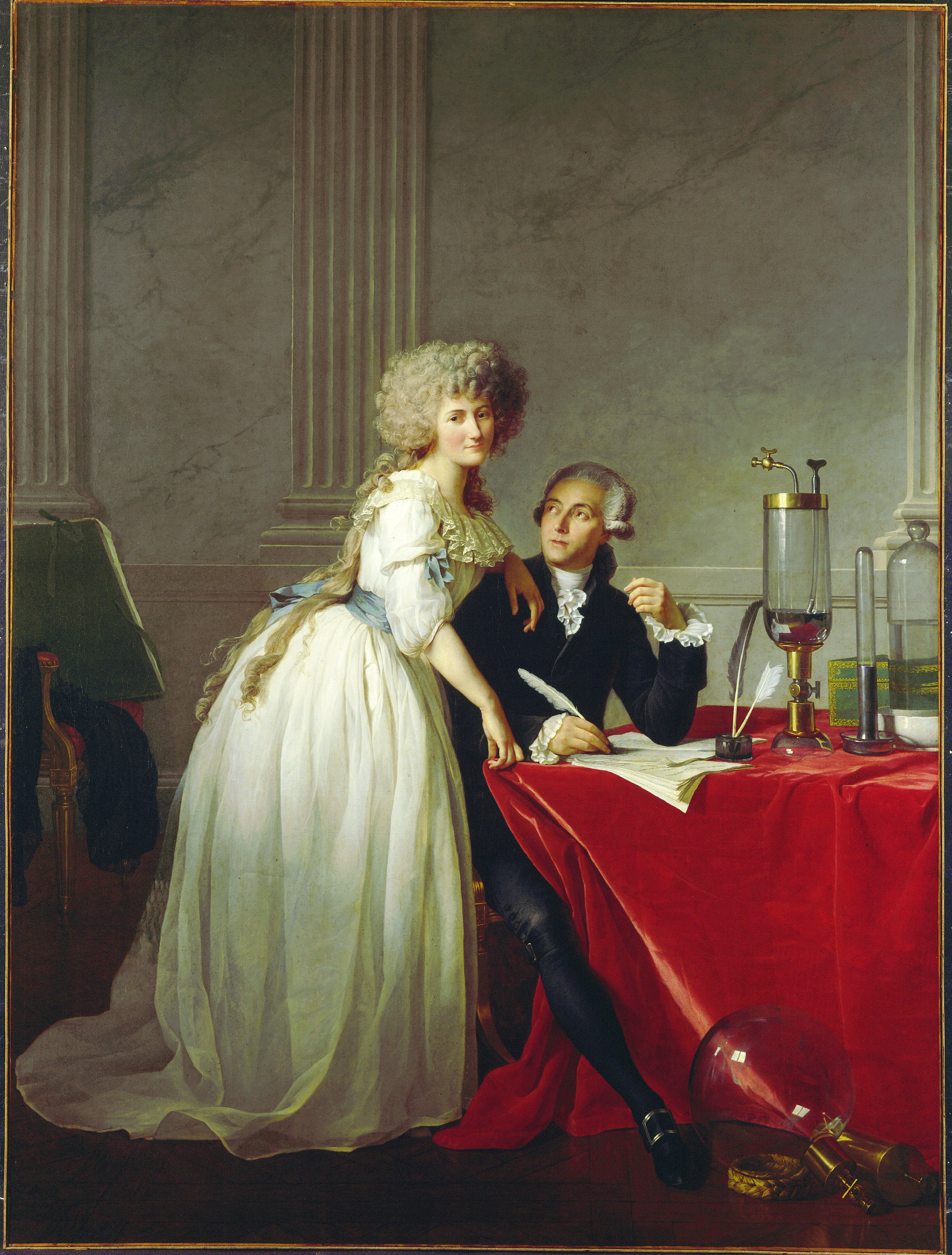 Antoine Laurent Lavoisier and Marie Anne Lavoisier