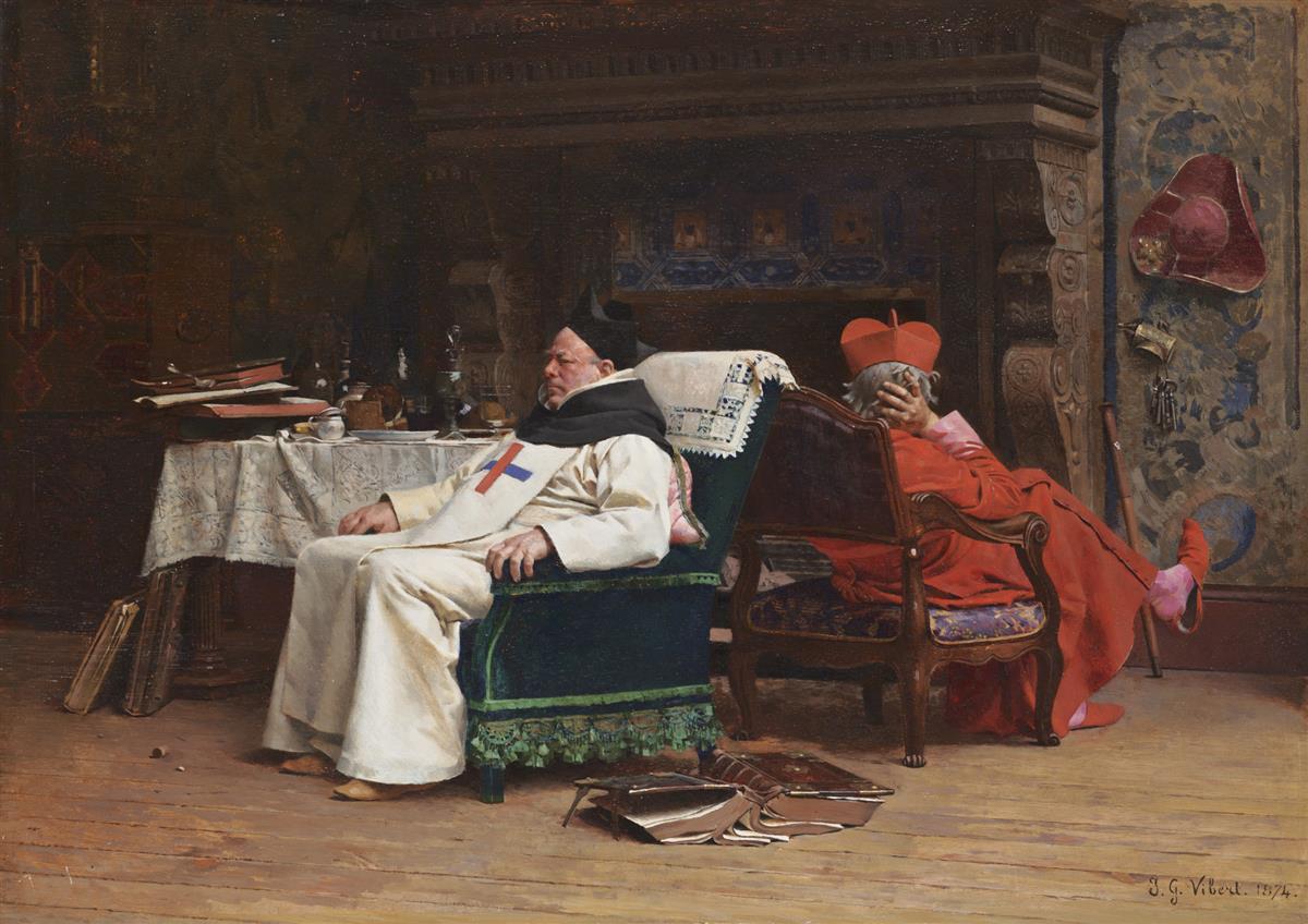 The Schism Jehan Georges Vibert