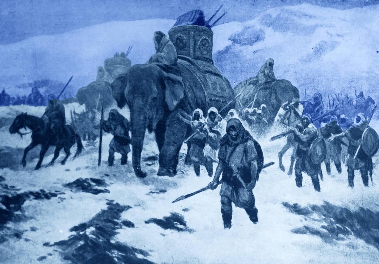 Hannibal Crossing the Alps