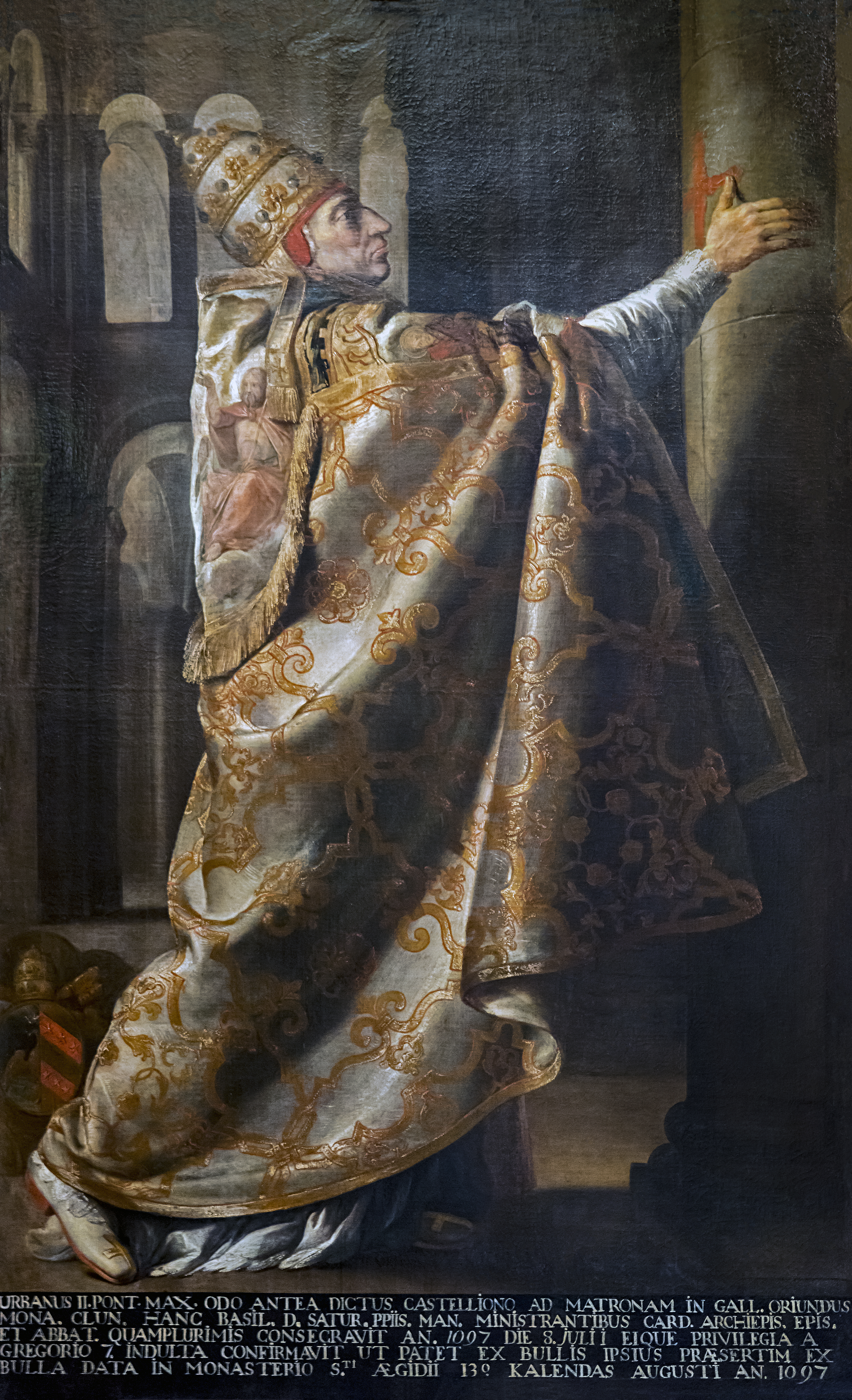 Pope Urban II consecrating the Basilica Saint-Sernin de Toulouse