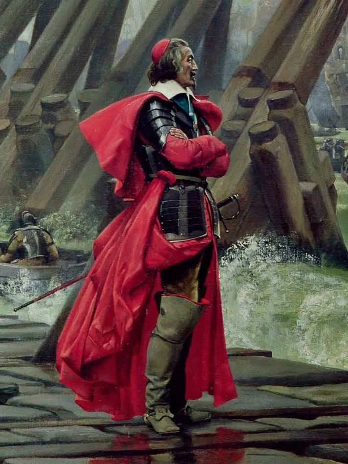 Richelieu on the Sea Wall of La Rochelle (detail)