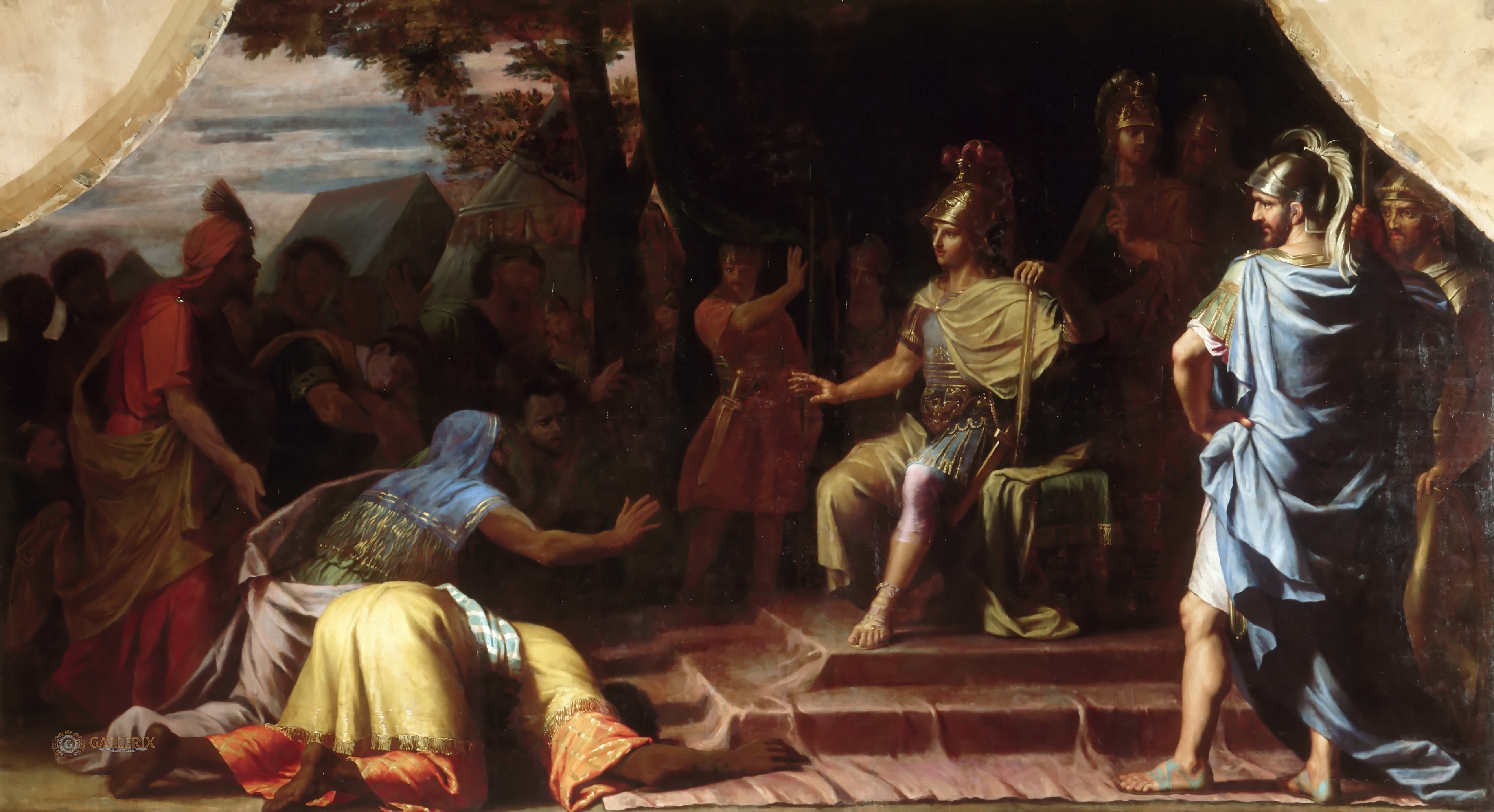 Alexander the Great Receiving News of the Death by Immolation of the Indian Gymnosophist Calanus
