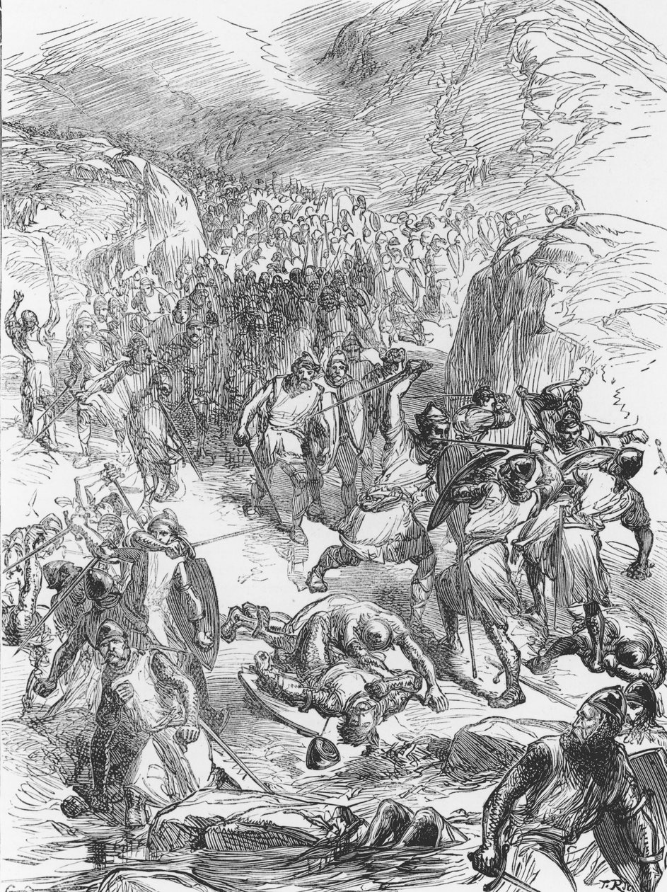 Defeat of the English by the Welsh at Berwin