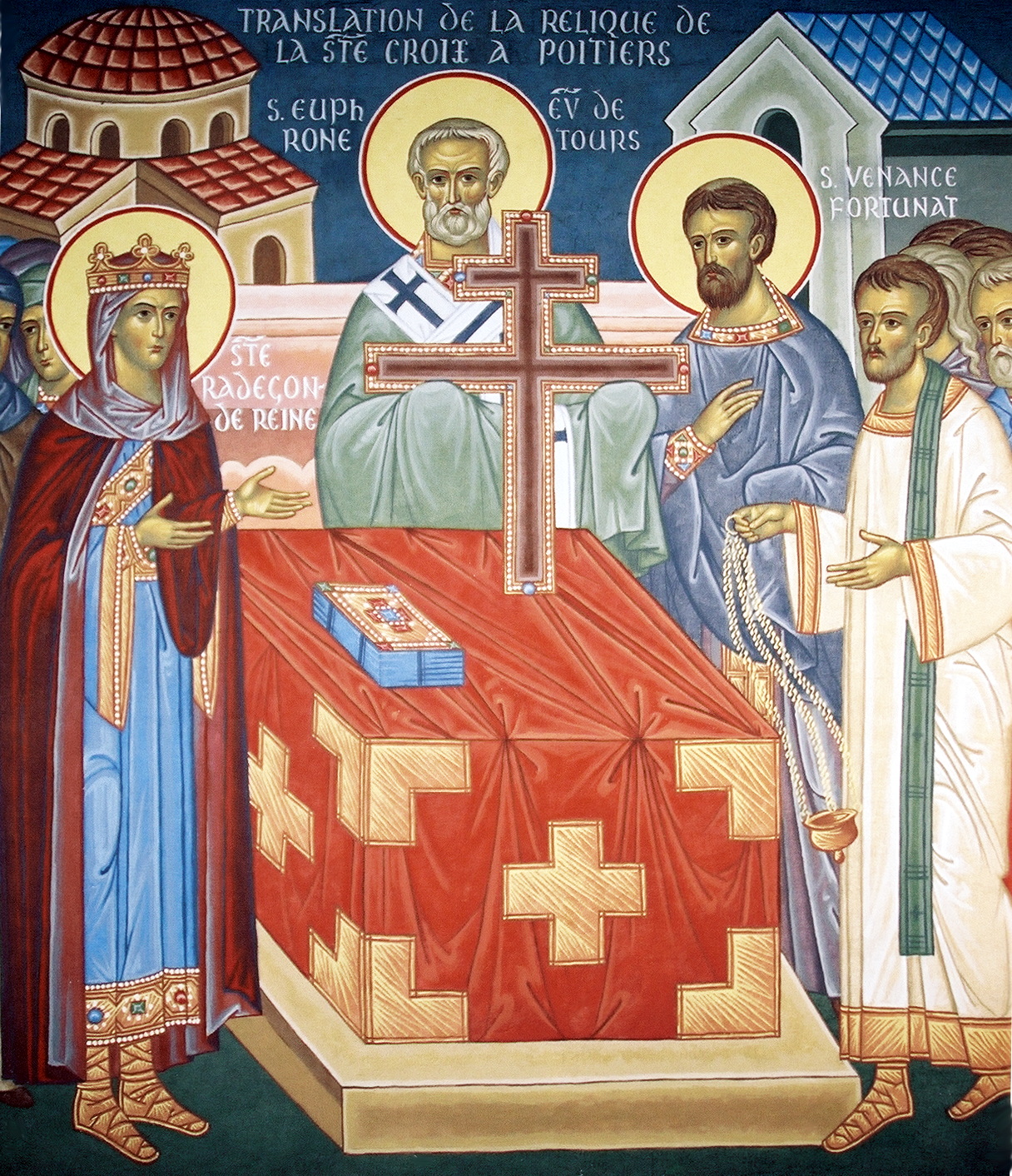Translation of the relic of the Holy Cross in Poitiers