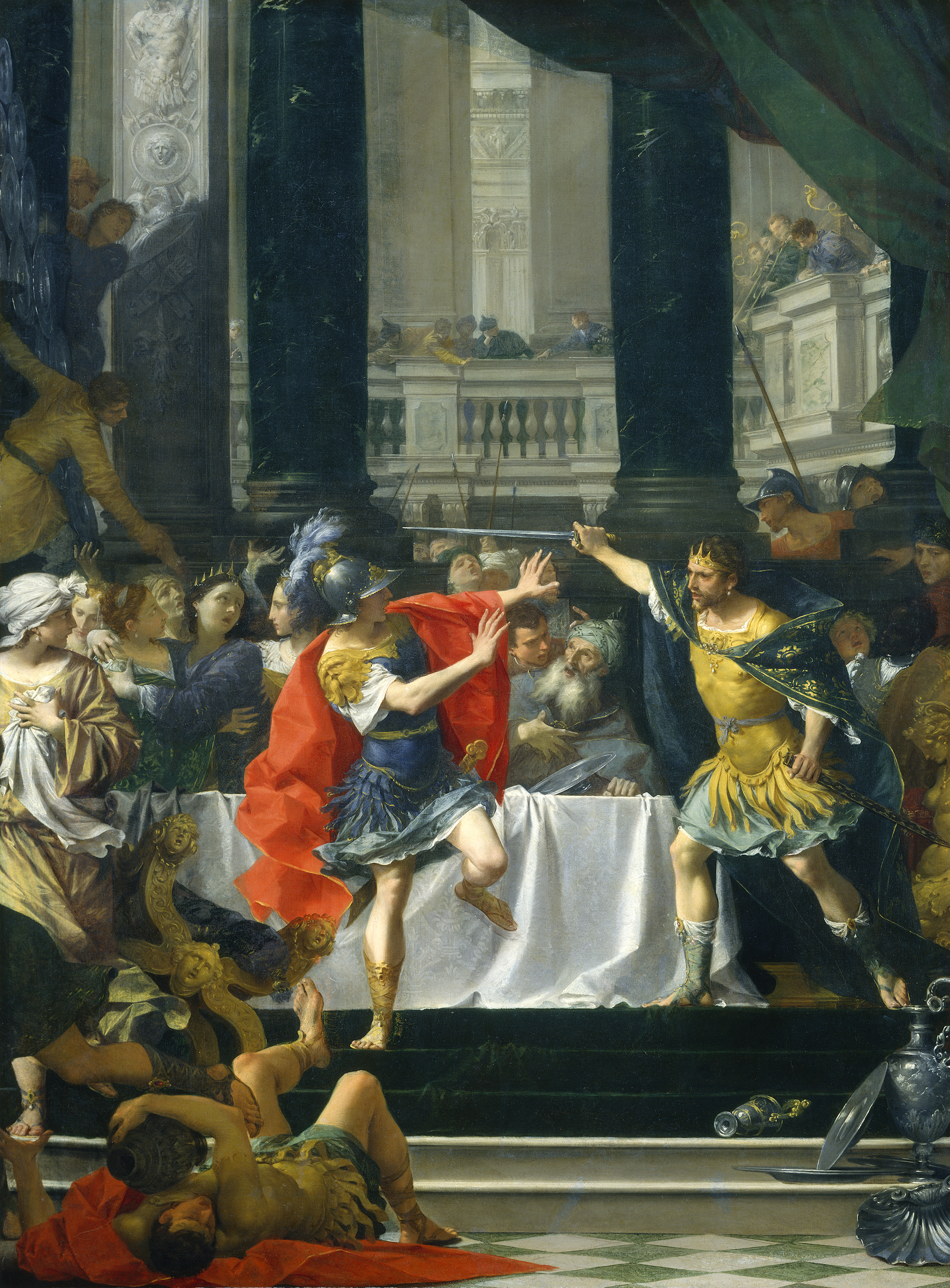 Alexander the Great Threatened by His Father