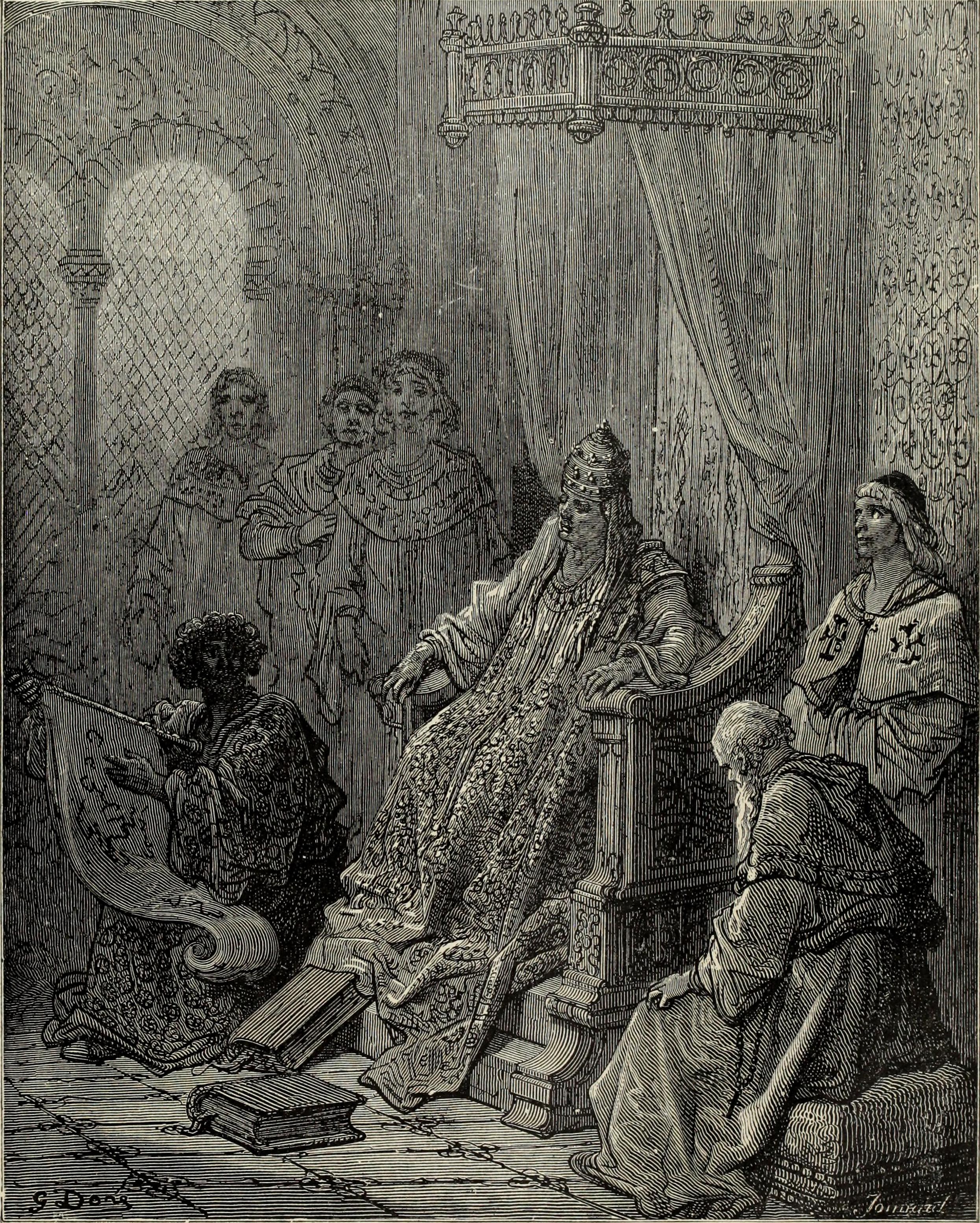 Sanuti Showing Maps of the East to Pope John XXII