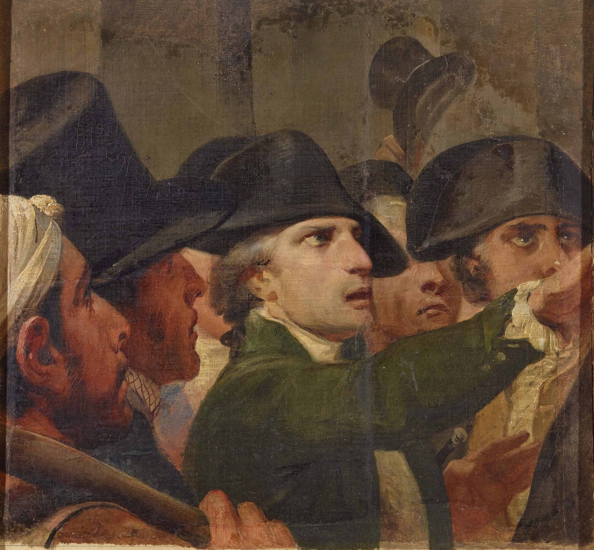 Camille Desmoulins haranguing the crowd