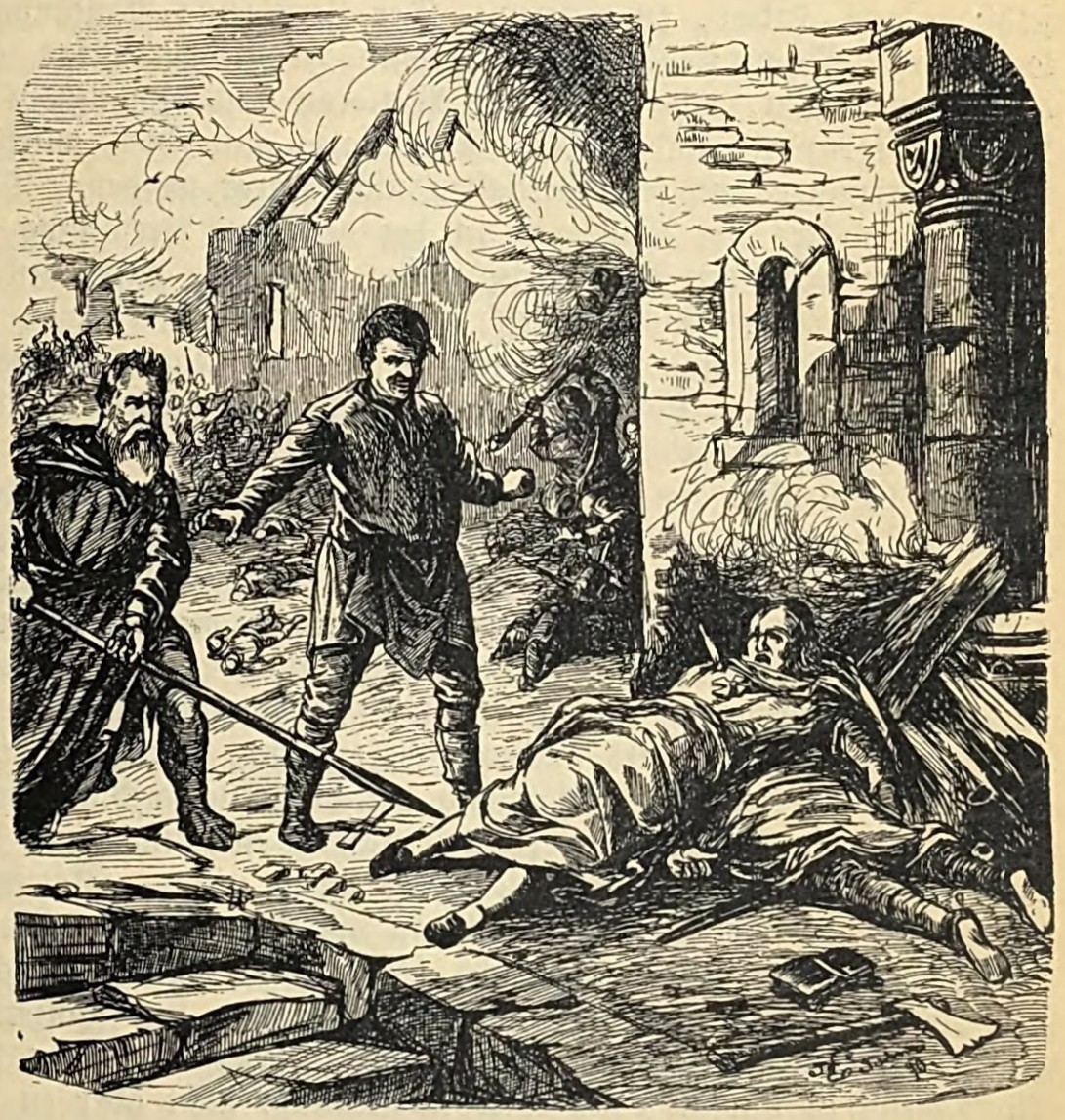Archbishop Arnold's murder in the Jacob's Monastery in Mainz