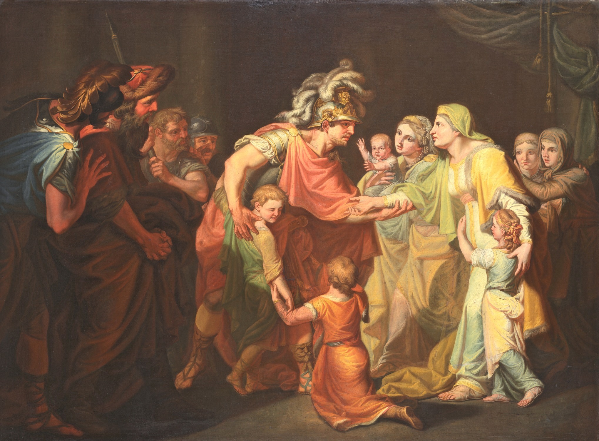 Svyatoslav's return from the Danube to his family in Kiev