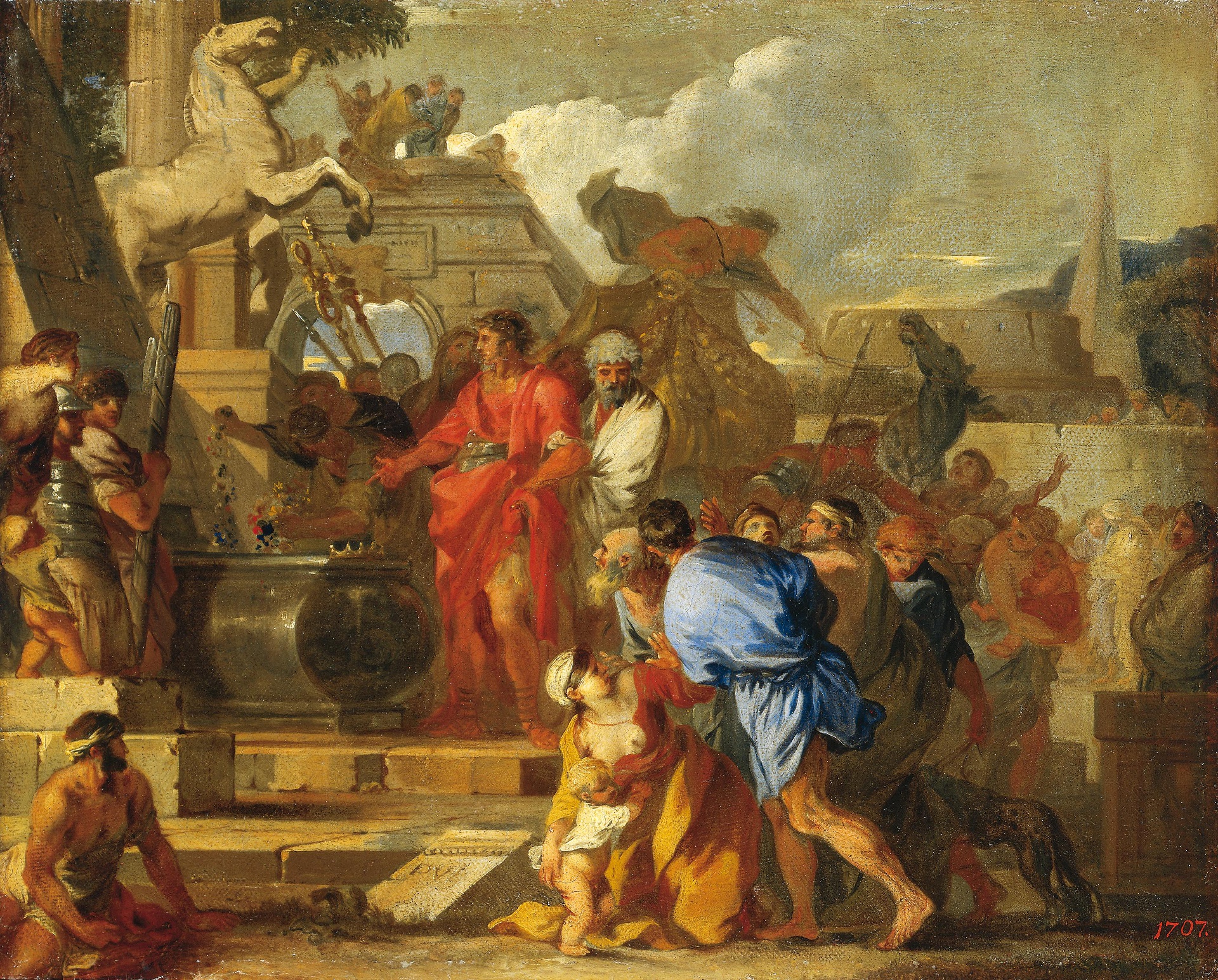 August Before the Tomb of Alexander the Great
