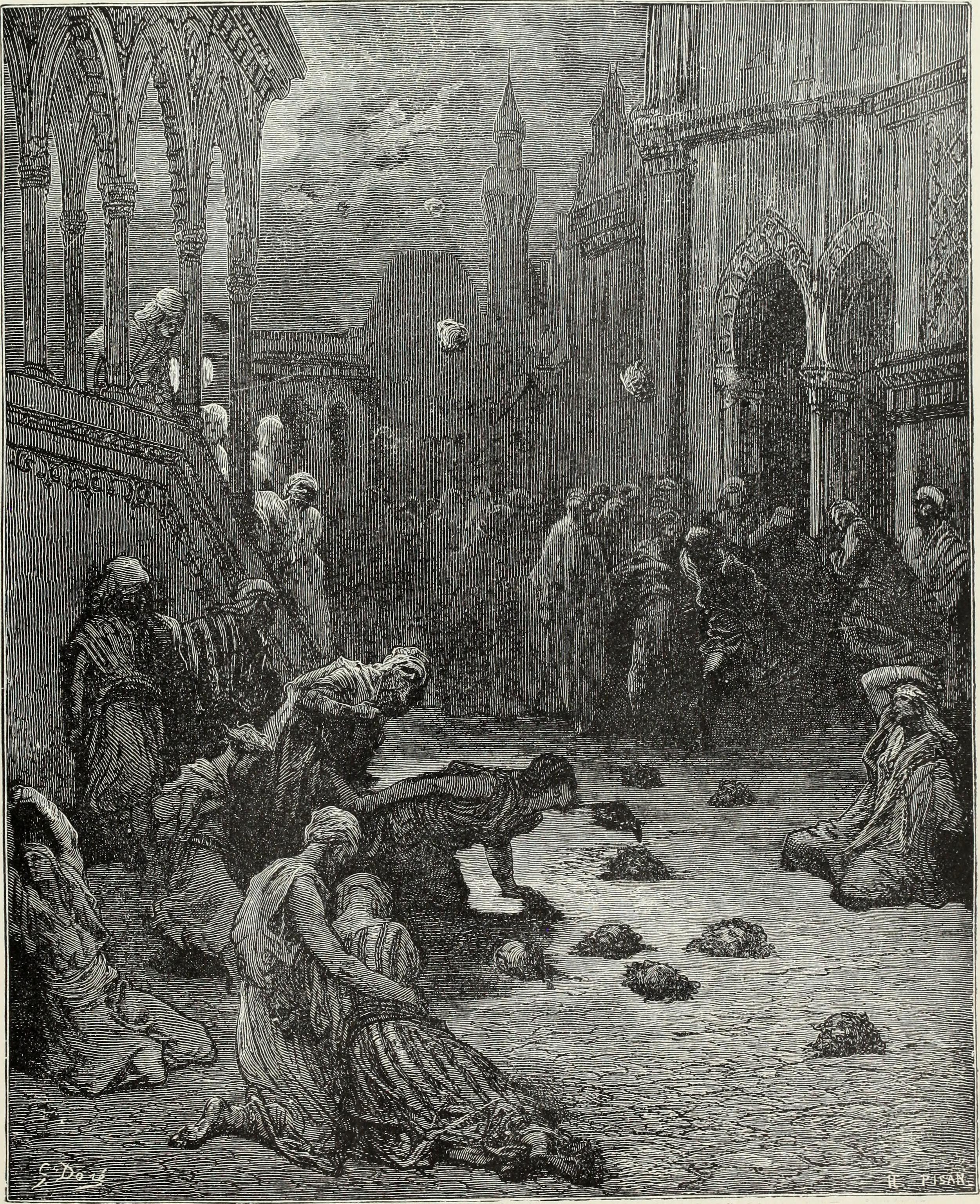 Crusaders Throwing Heads into Nicea