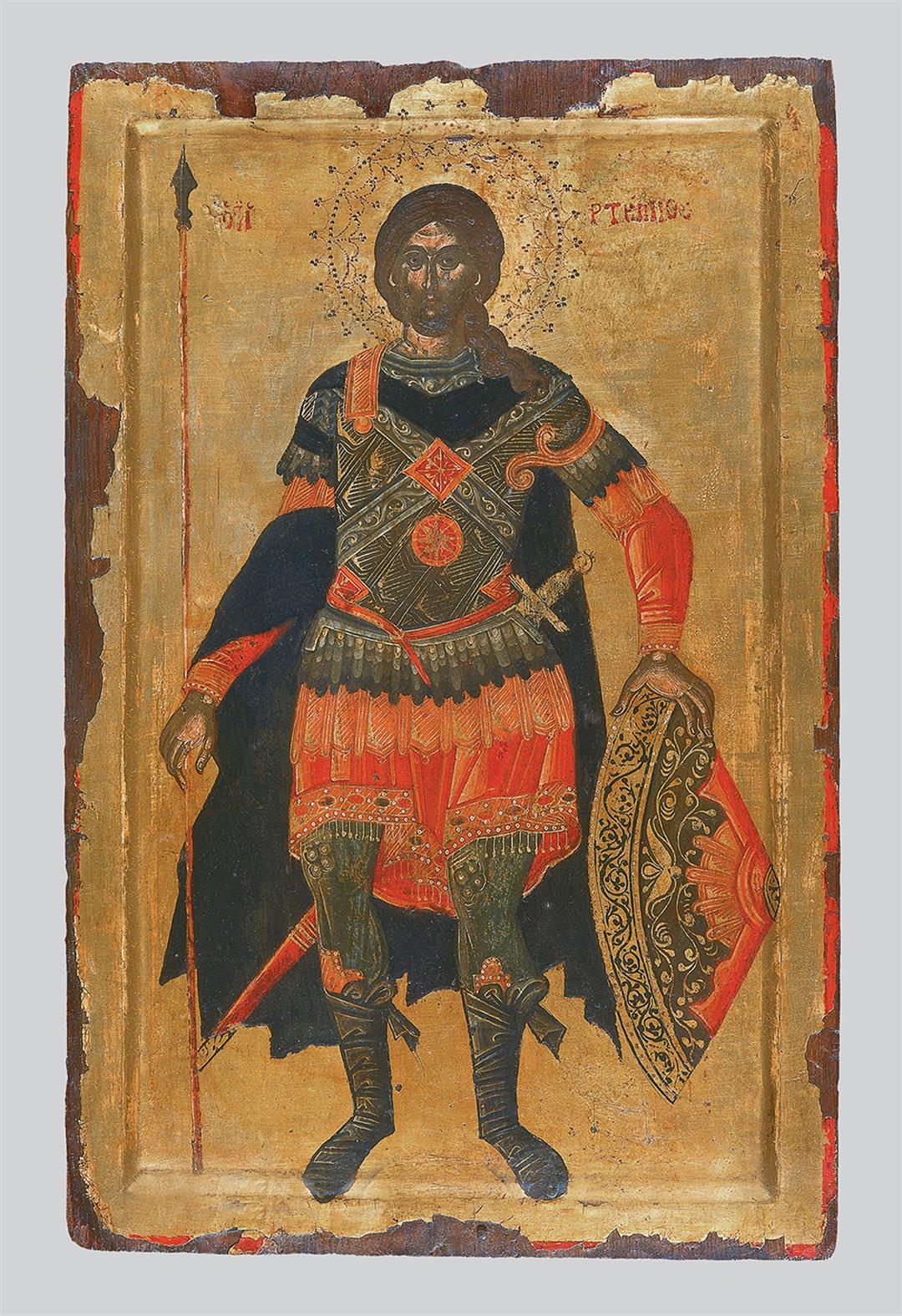 Saint Artemios Workshop of Northern Greece 17th c