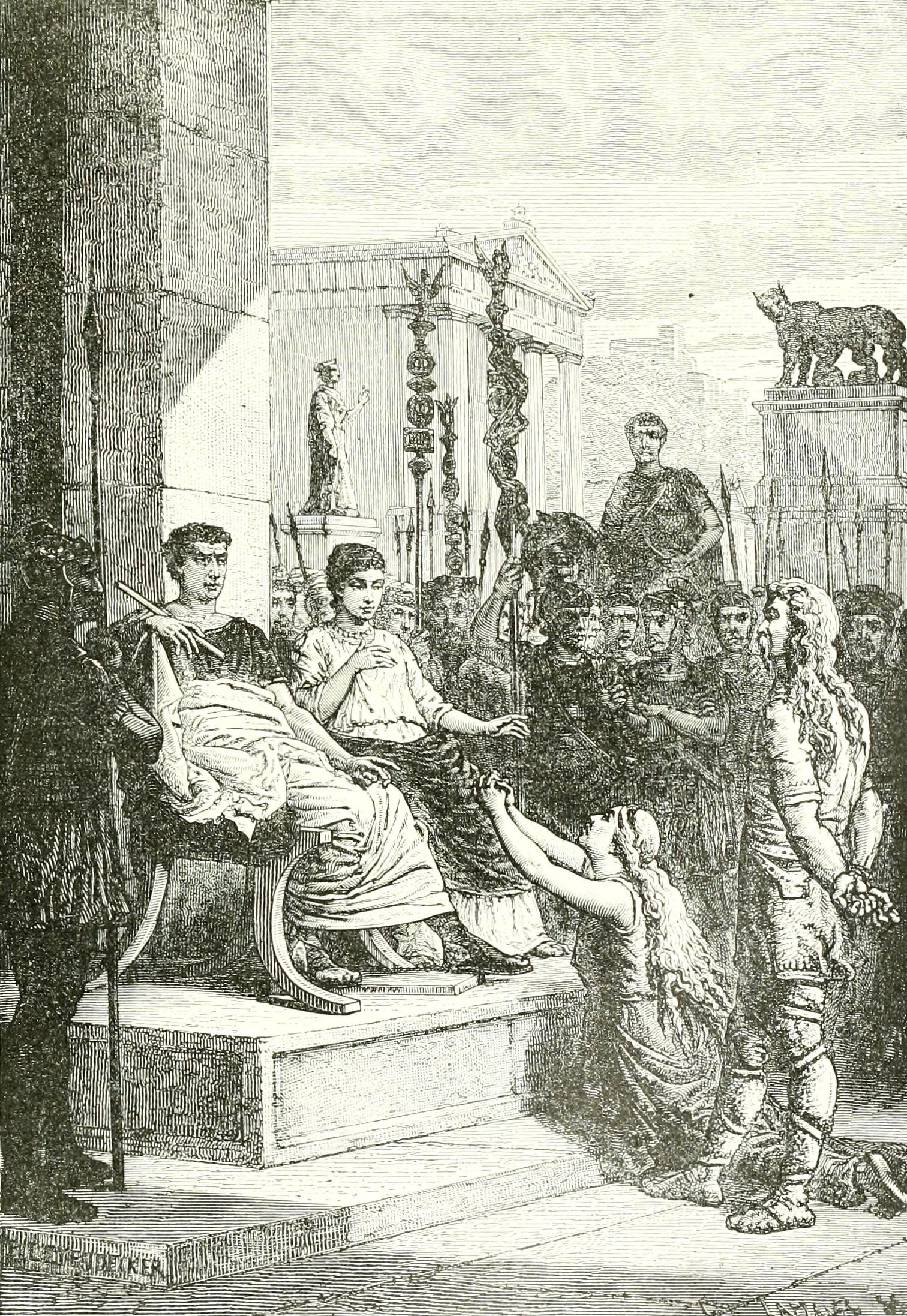 Caractacus and his Wife before Claudius and Agrippina
