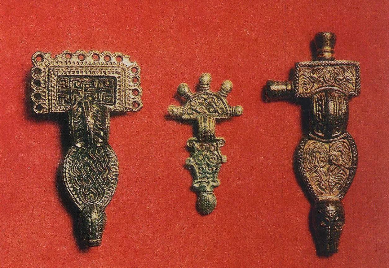 Merovingian fibulae, 6th-7th century, Gąssowski