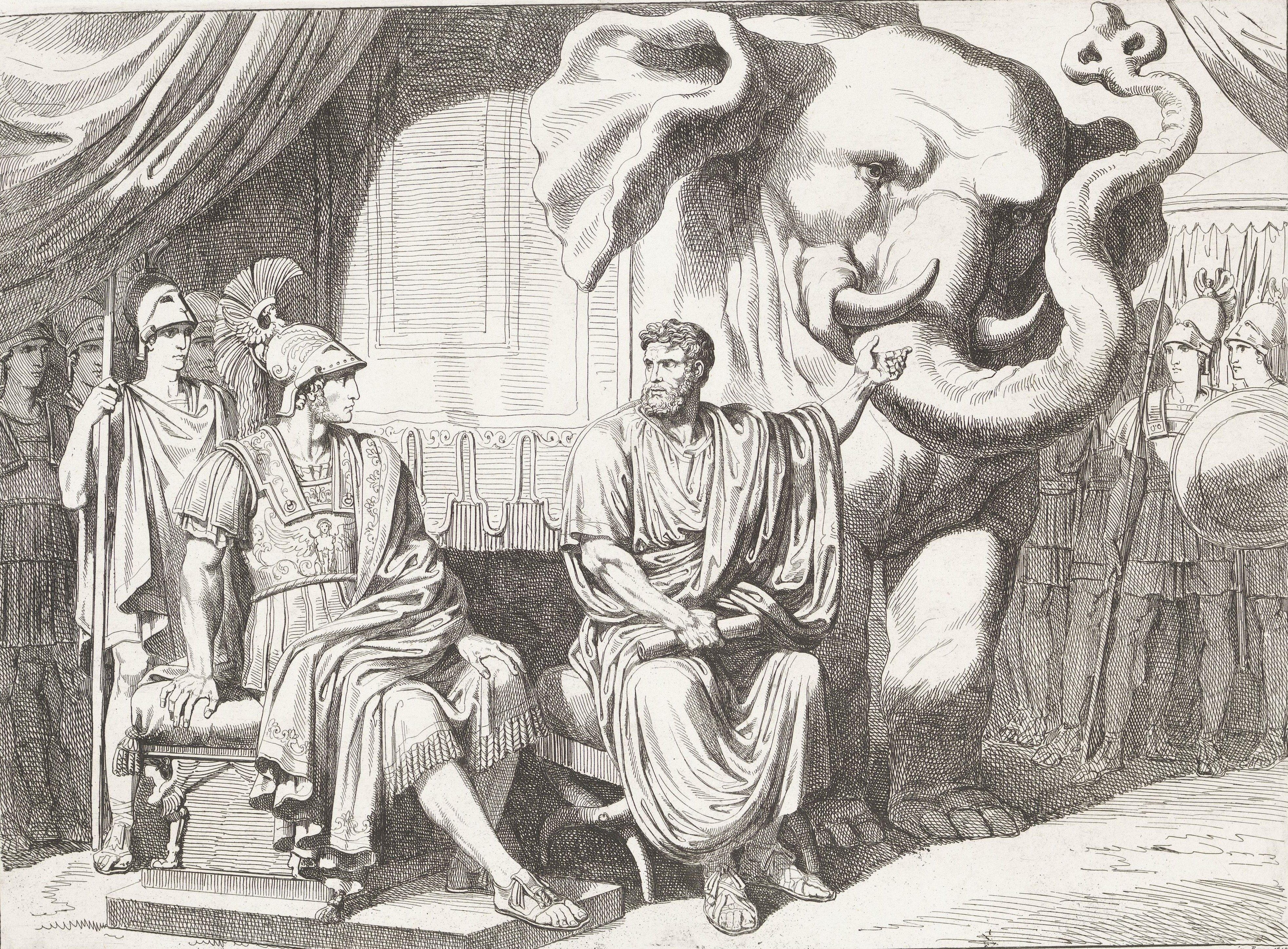 Pyrrhus of Epirus and Gaius Fabricius Luscinus