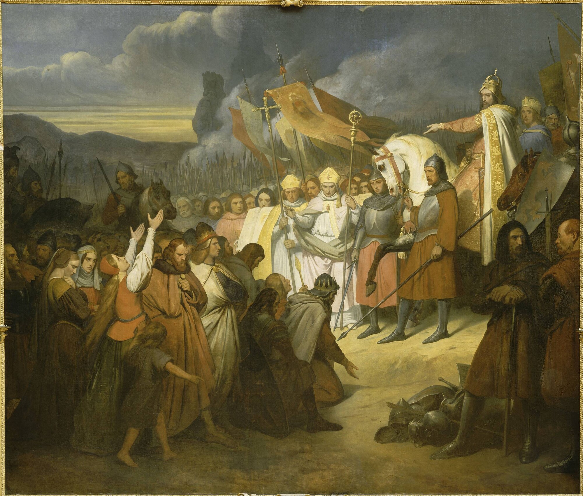 Charlemagne Receiving the Submission of Witikind, King of the Saxons, at Paderbon