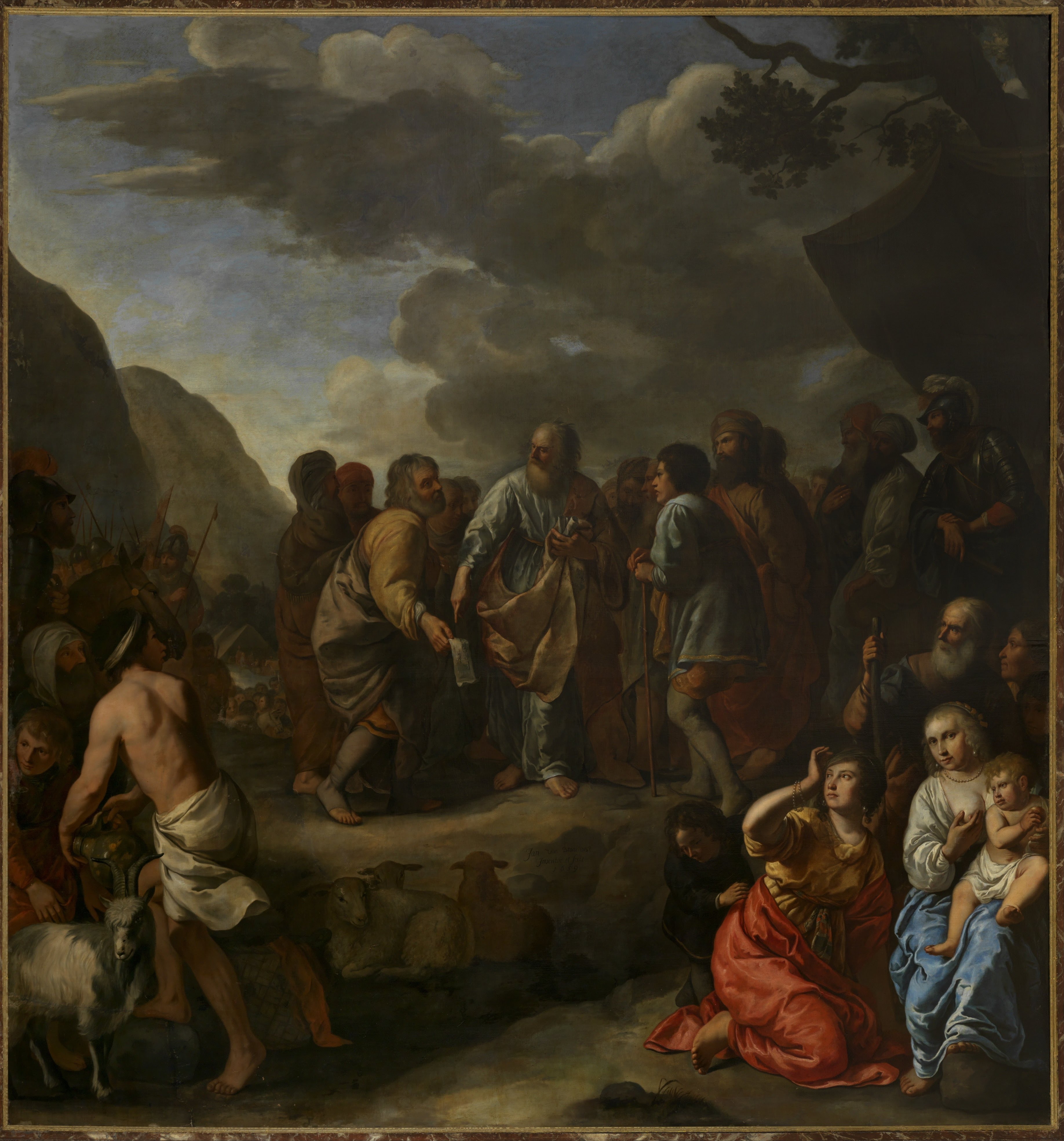 Jethro advising Moses