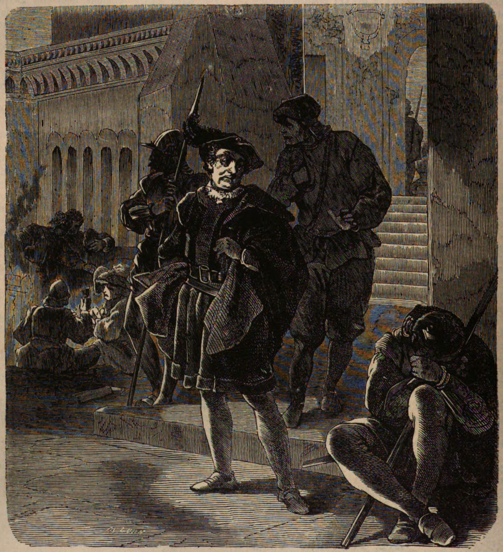 Eugene IV flees Rome in disguise