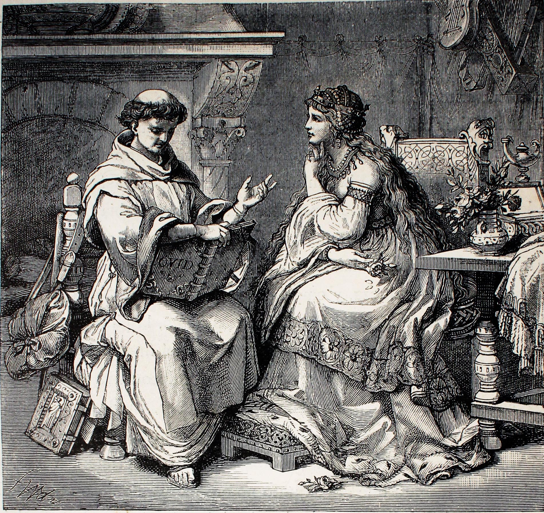 Ekkehard II and Hedwig of Swabia