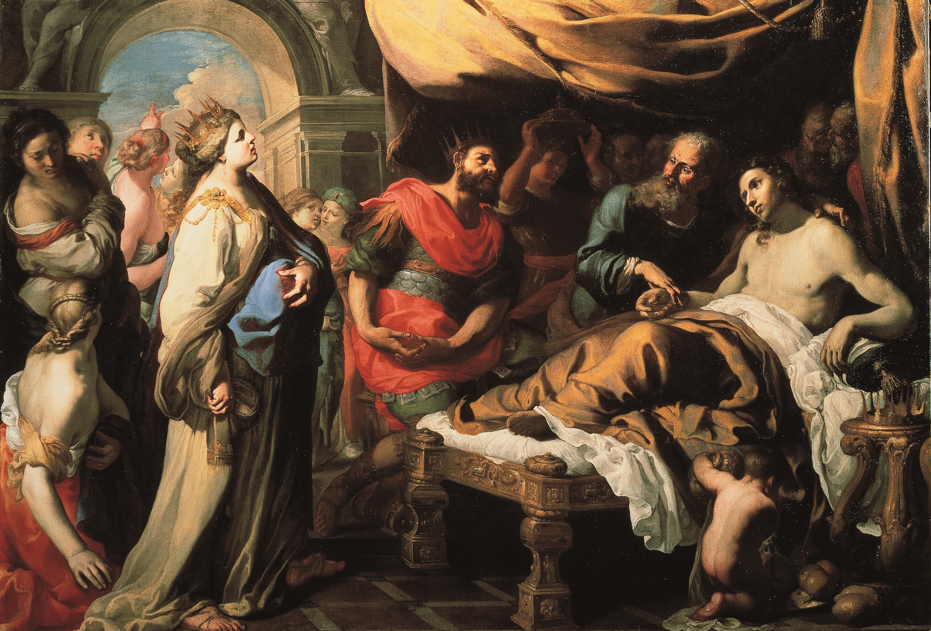 Antiochius et Stratonice by Bernardino Mei (c.