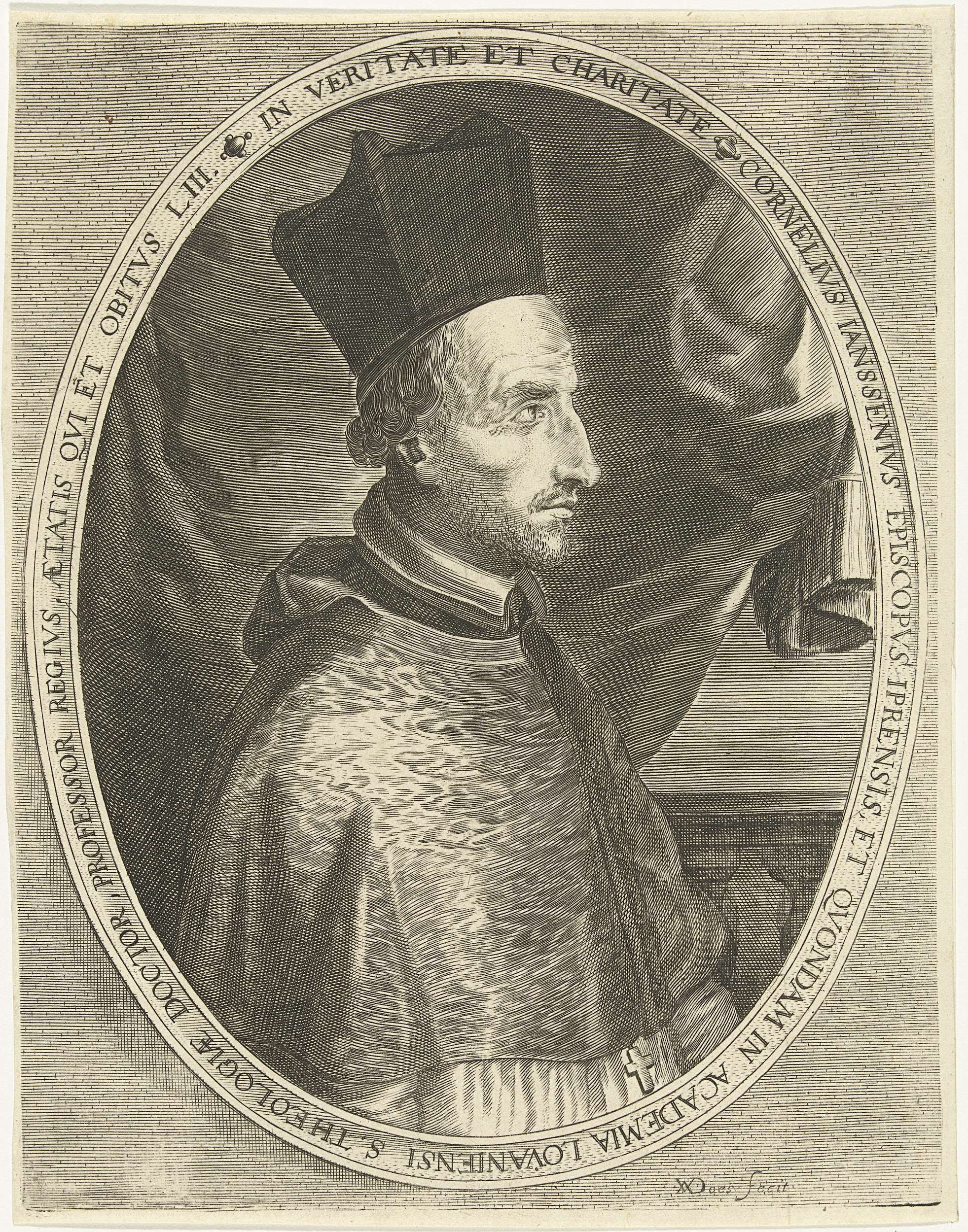 Portret van Cornelius Jansenius