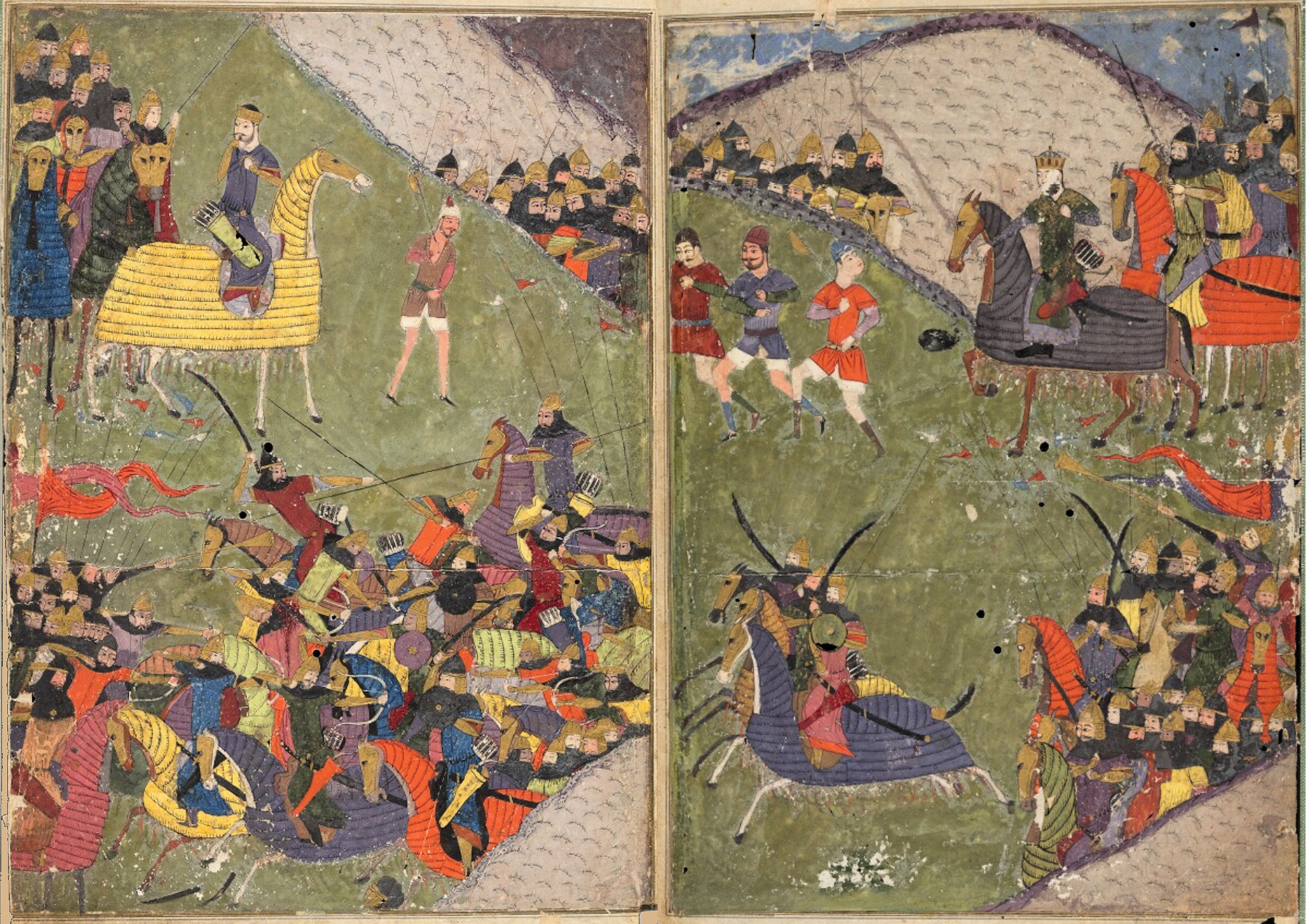 Iskandar ibn Qara Yusuf in battle against Ibrahim Sultan