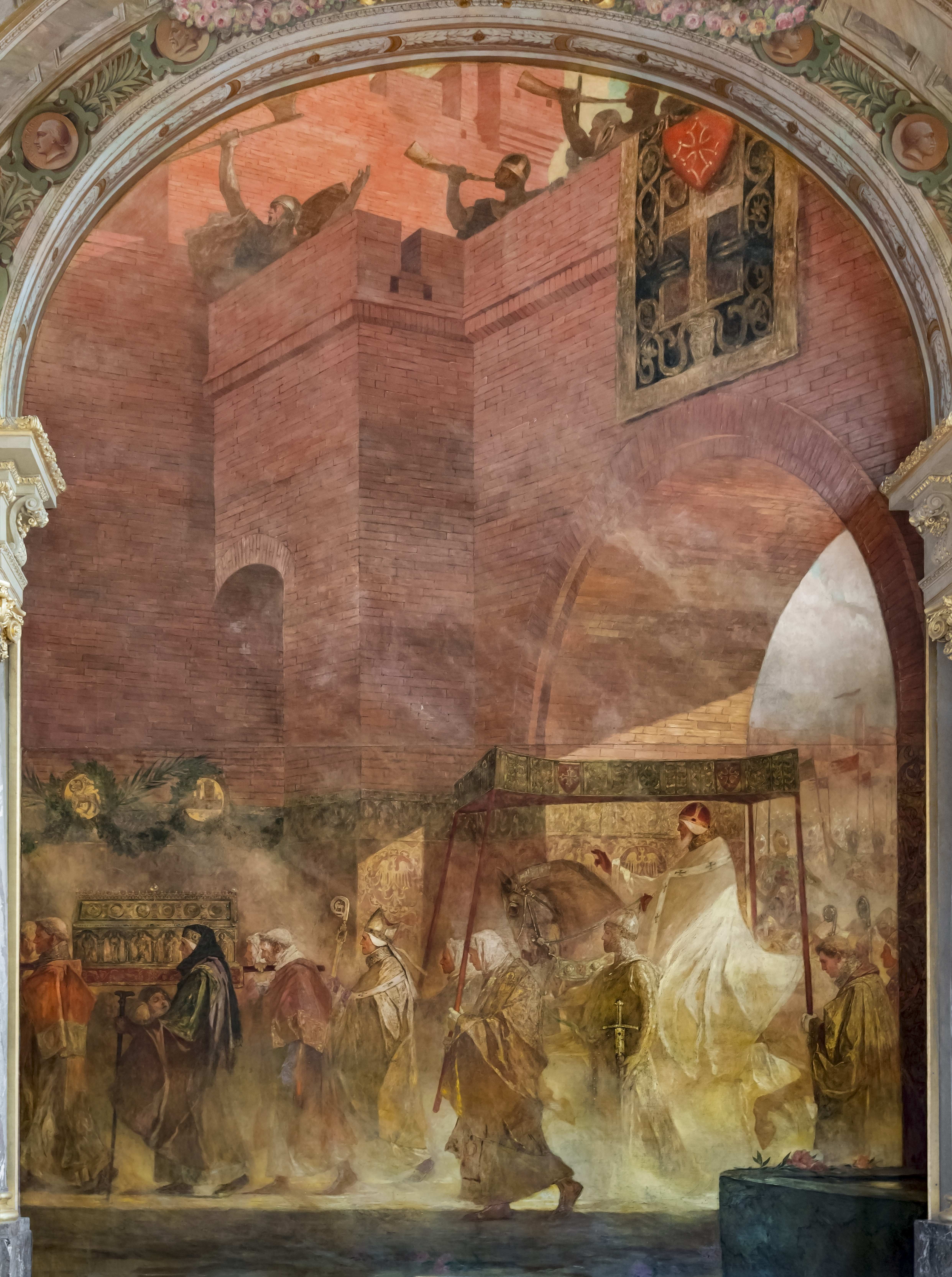 The entrance to Toulouse of Pope Urban II in