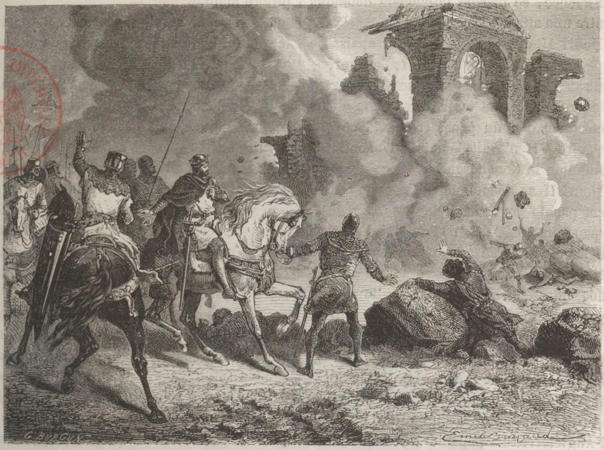 Forces of Louis VII taking Vitry