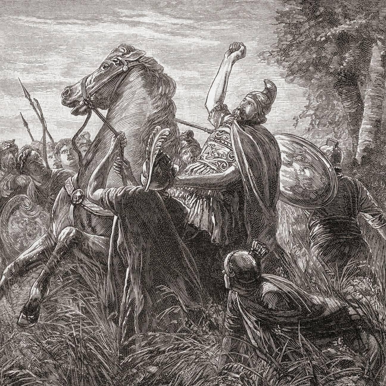 Death of Crassus at the Battle of Carrhae