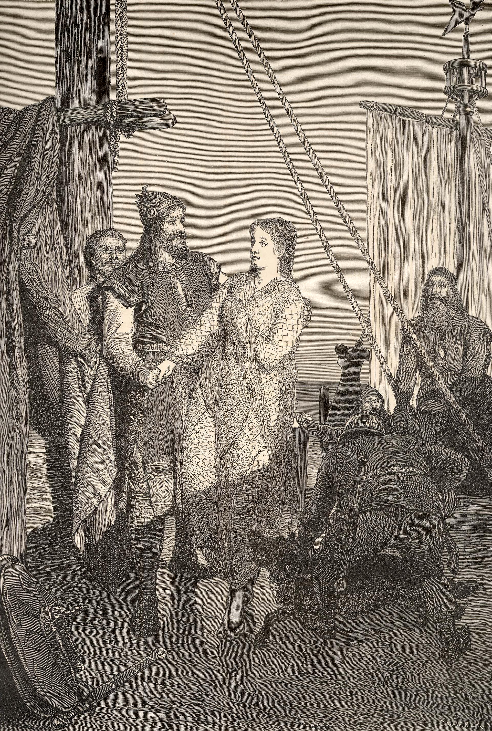 Rayner Lothbroc & Kraka by August Malmström