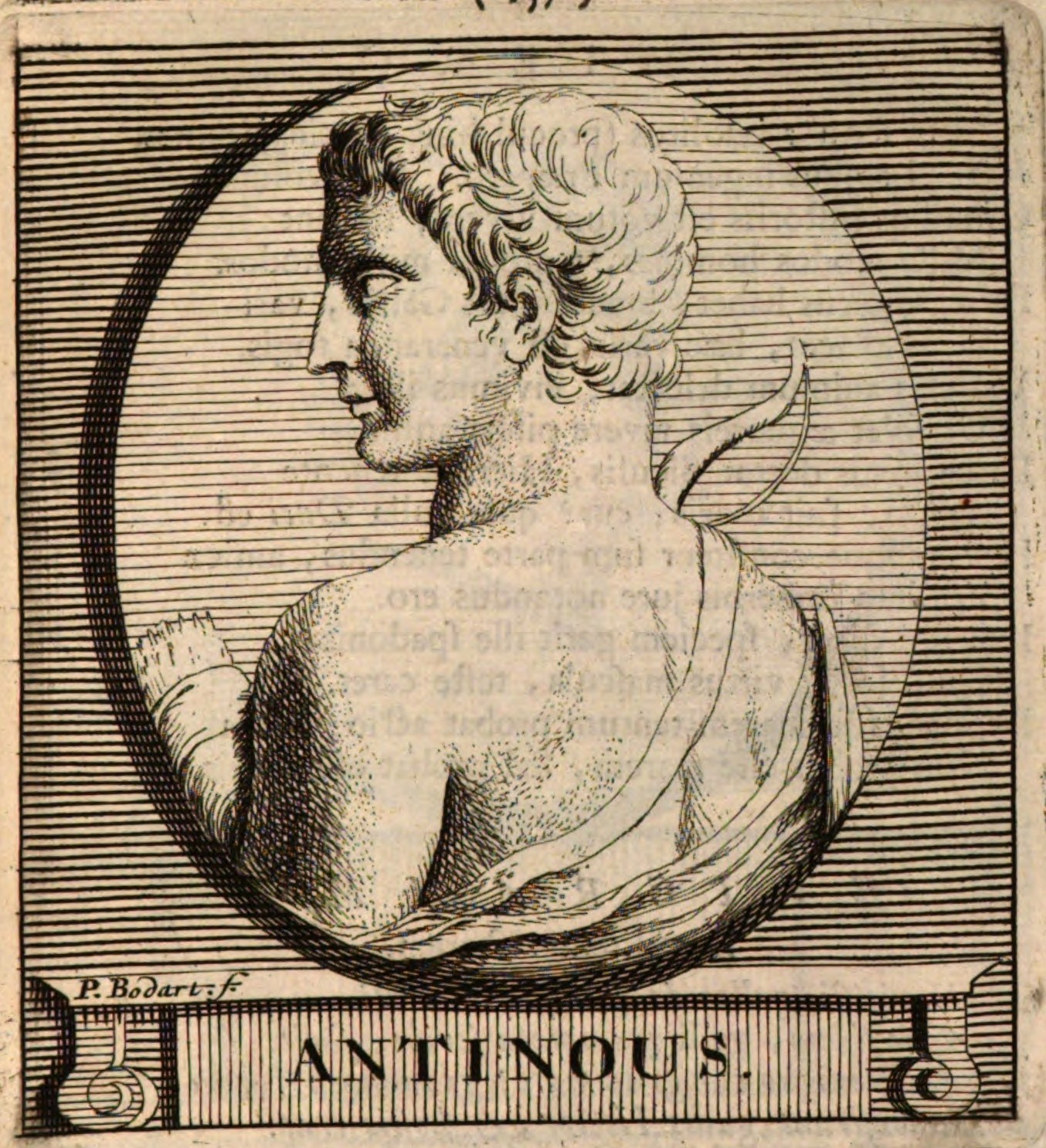 Antinous or Antinoös Shown in form of Cupid