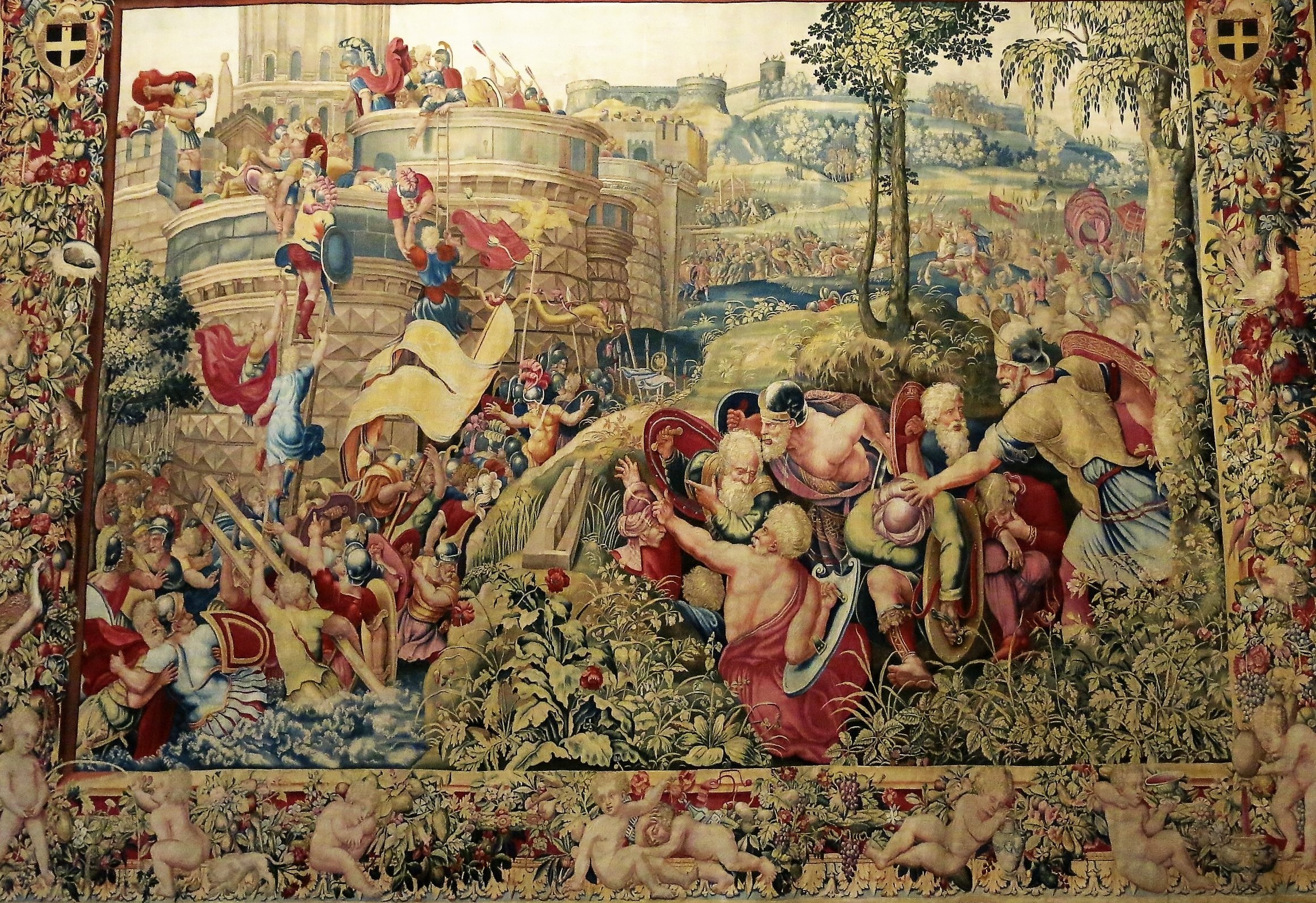 Battle of Cartagena. Manufacture des Gobelins for Louis XIV