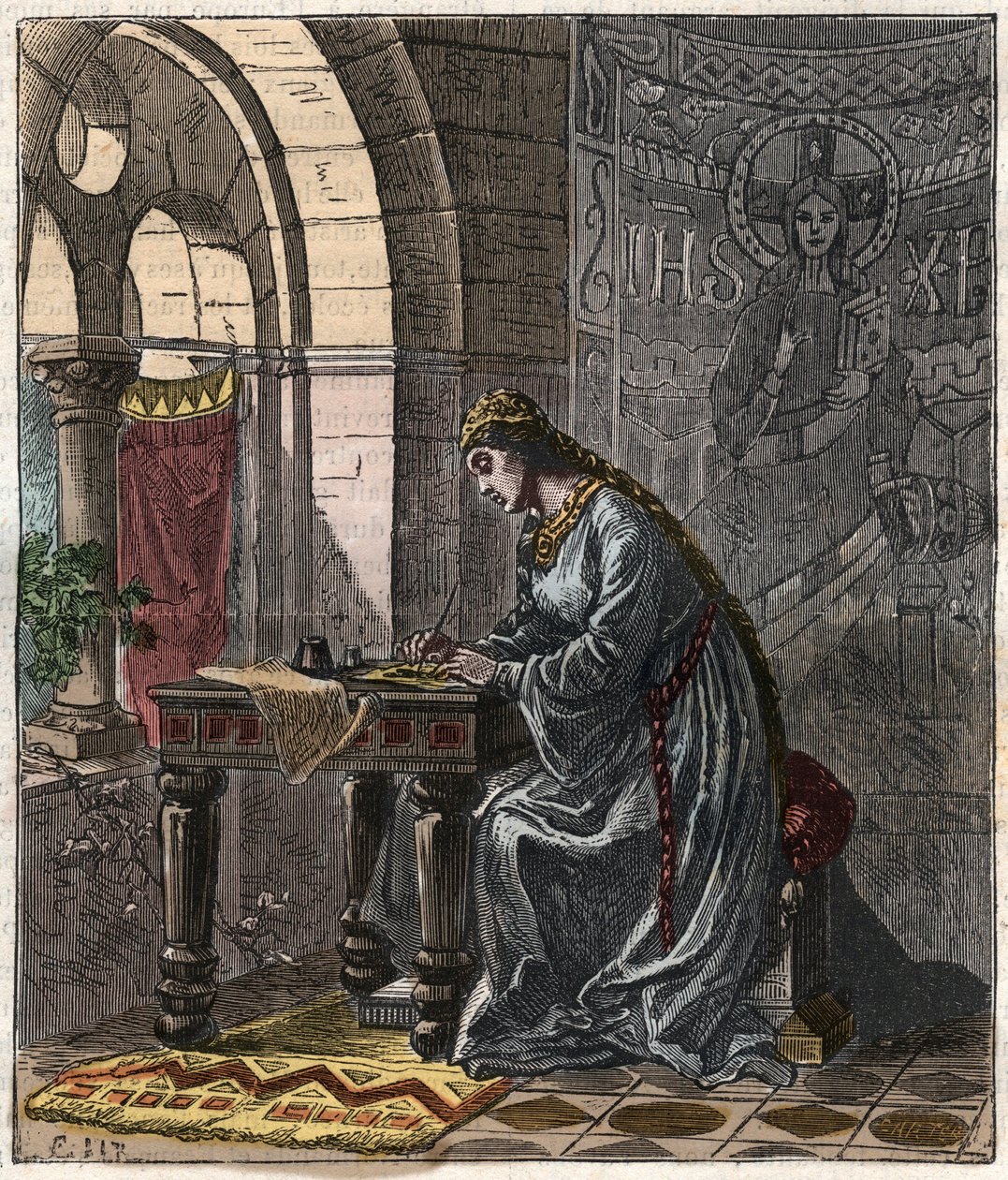 Bertrade of Montfort, Queen of France, in Fontevrault