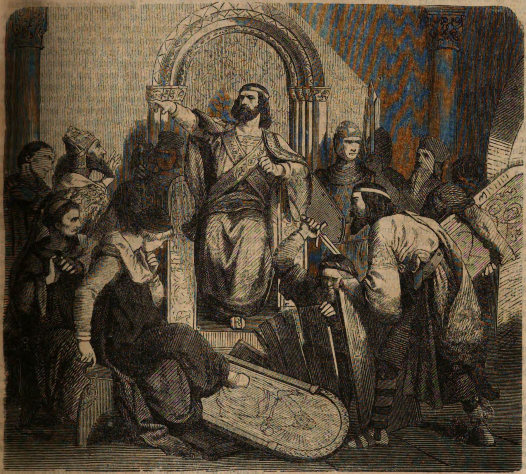 –729 Emperor Leo III had the images of saints destroyed; History of the Popes, Volume 1 by Patuzzi, Alexander, 1868