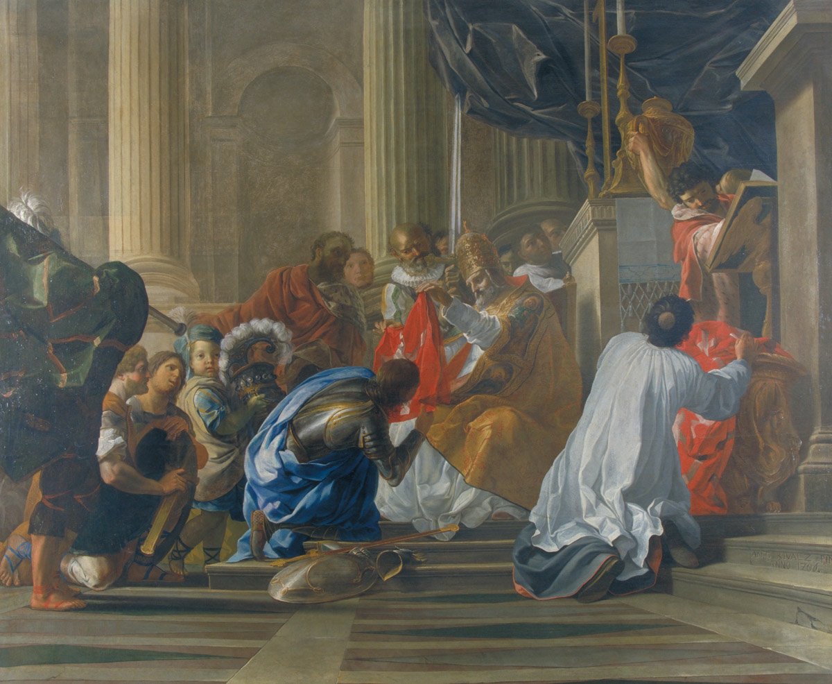 Raymond of St Gilles before the cross
