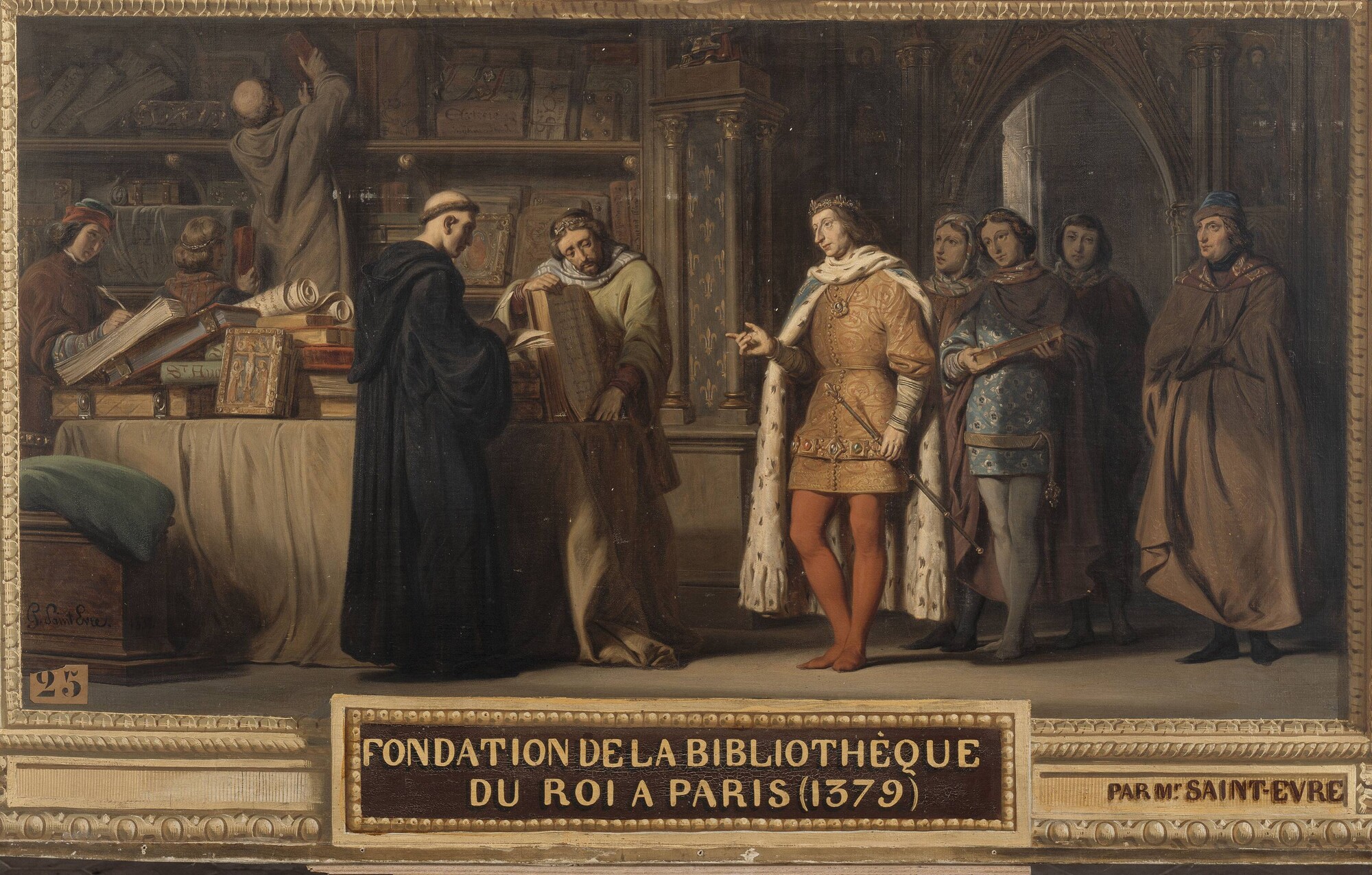 Charles V founded the Royal Library