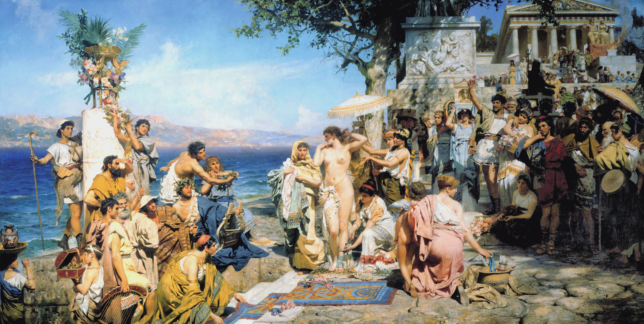 Phryne at the Poseidonia in Eleusis
