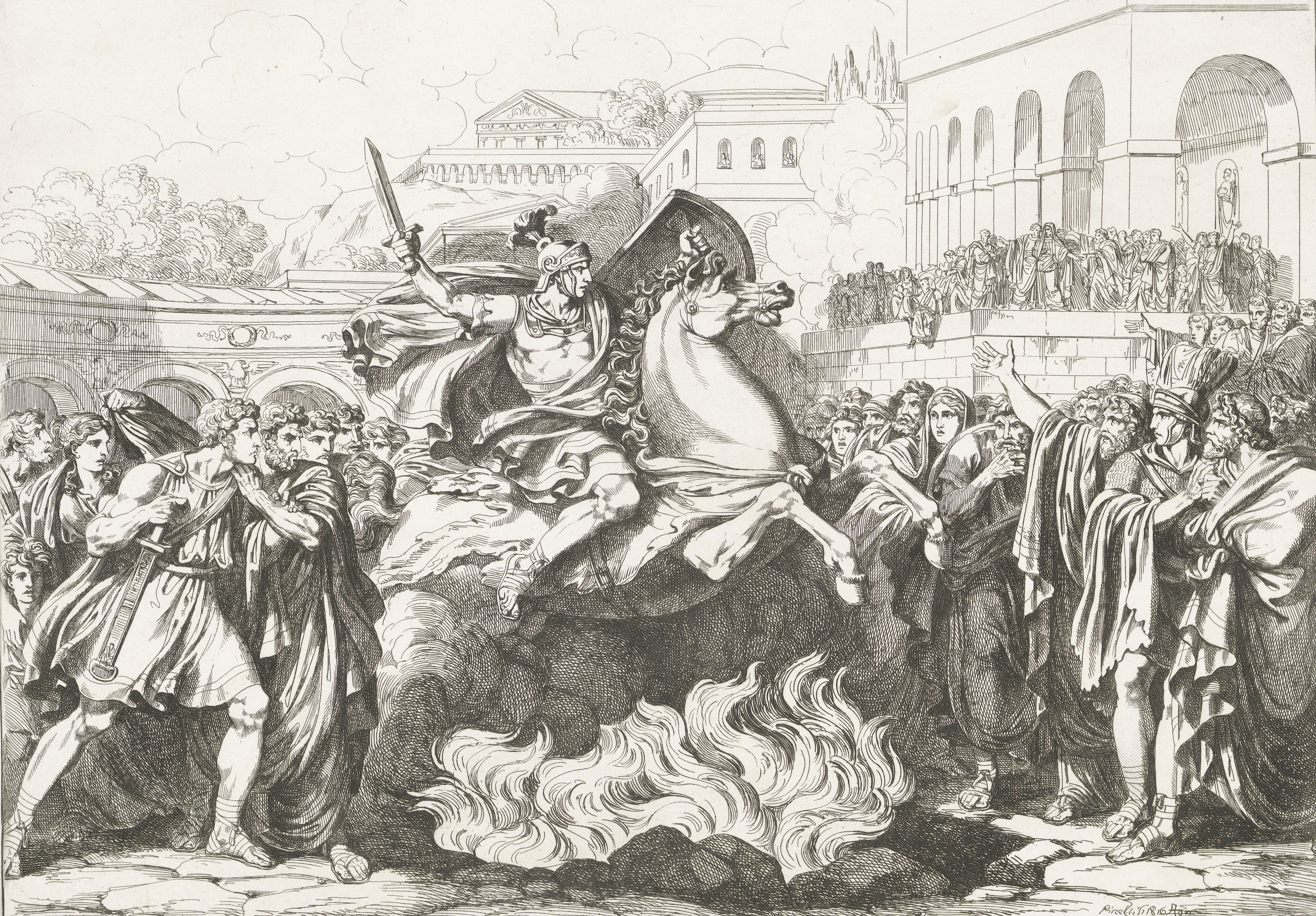 Self-sacrifice of Marcus Curtius