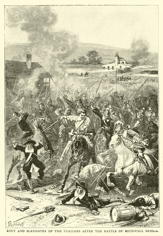Rout and Slaughter of the Puritans After the Battle of Bothwell Bridge