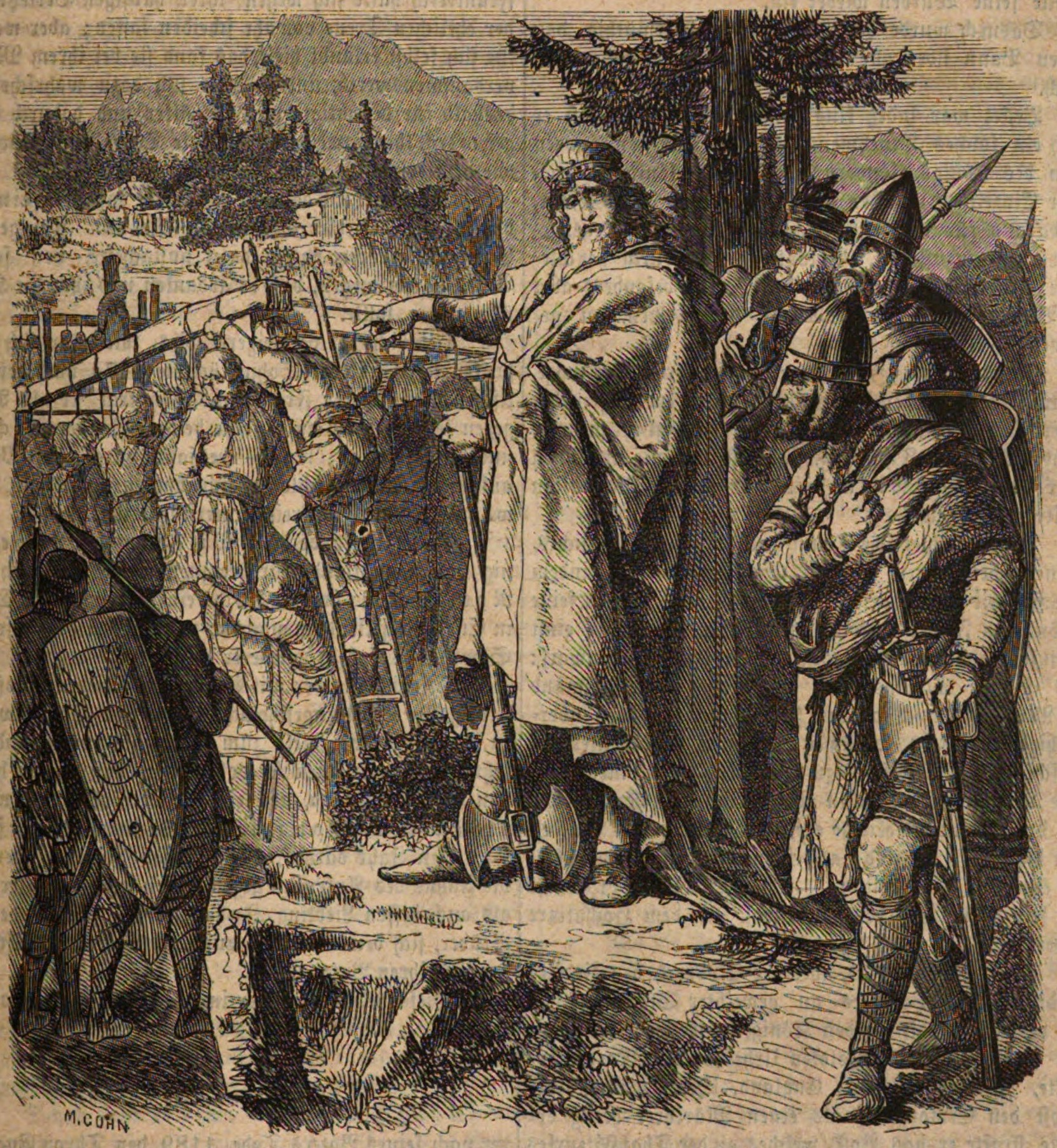 Alexander II has 400 Scotsmen hanged
