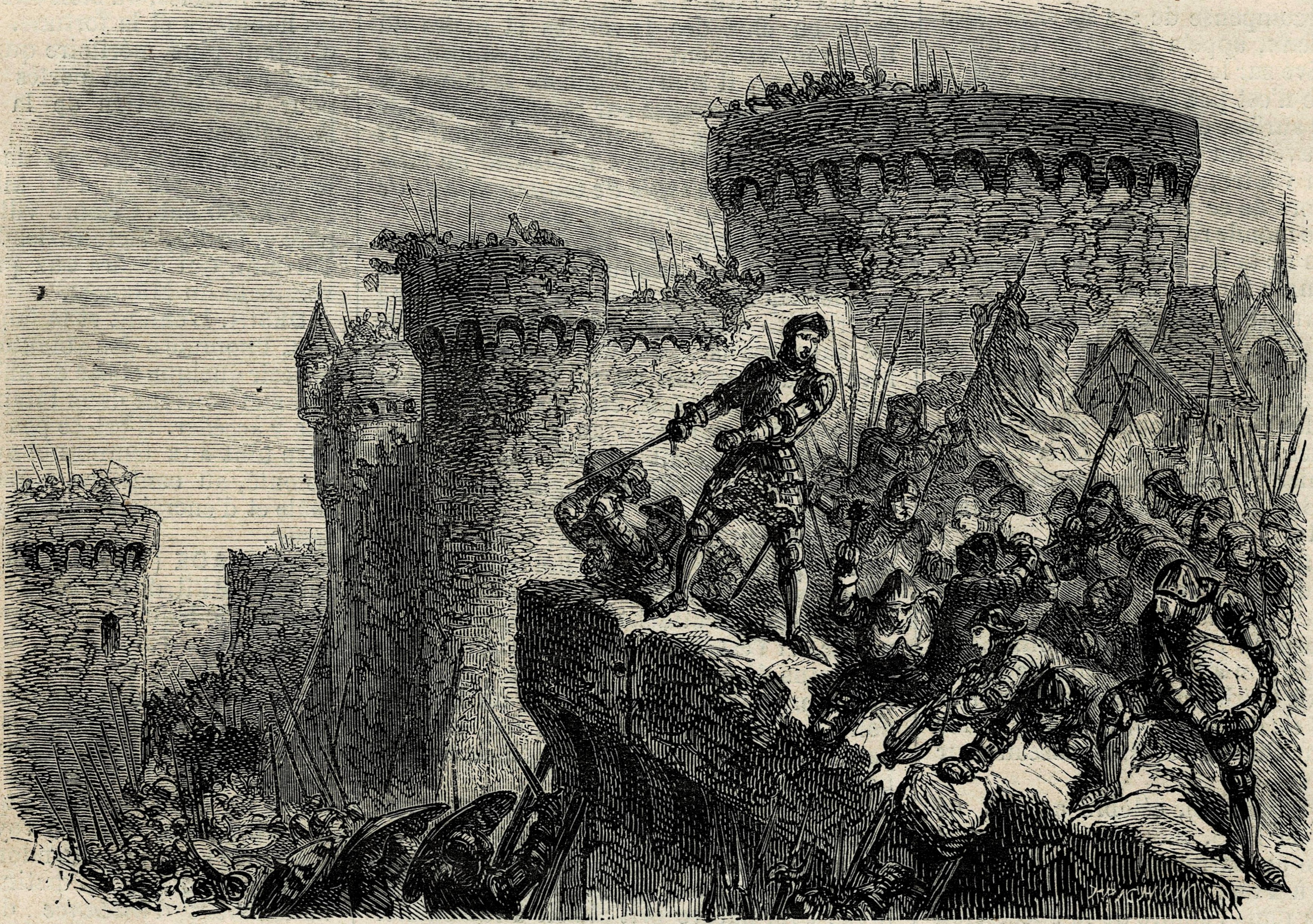 Dunois defending Orléans against the English