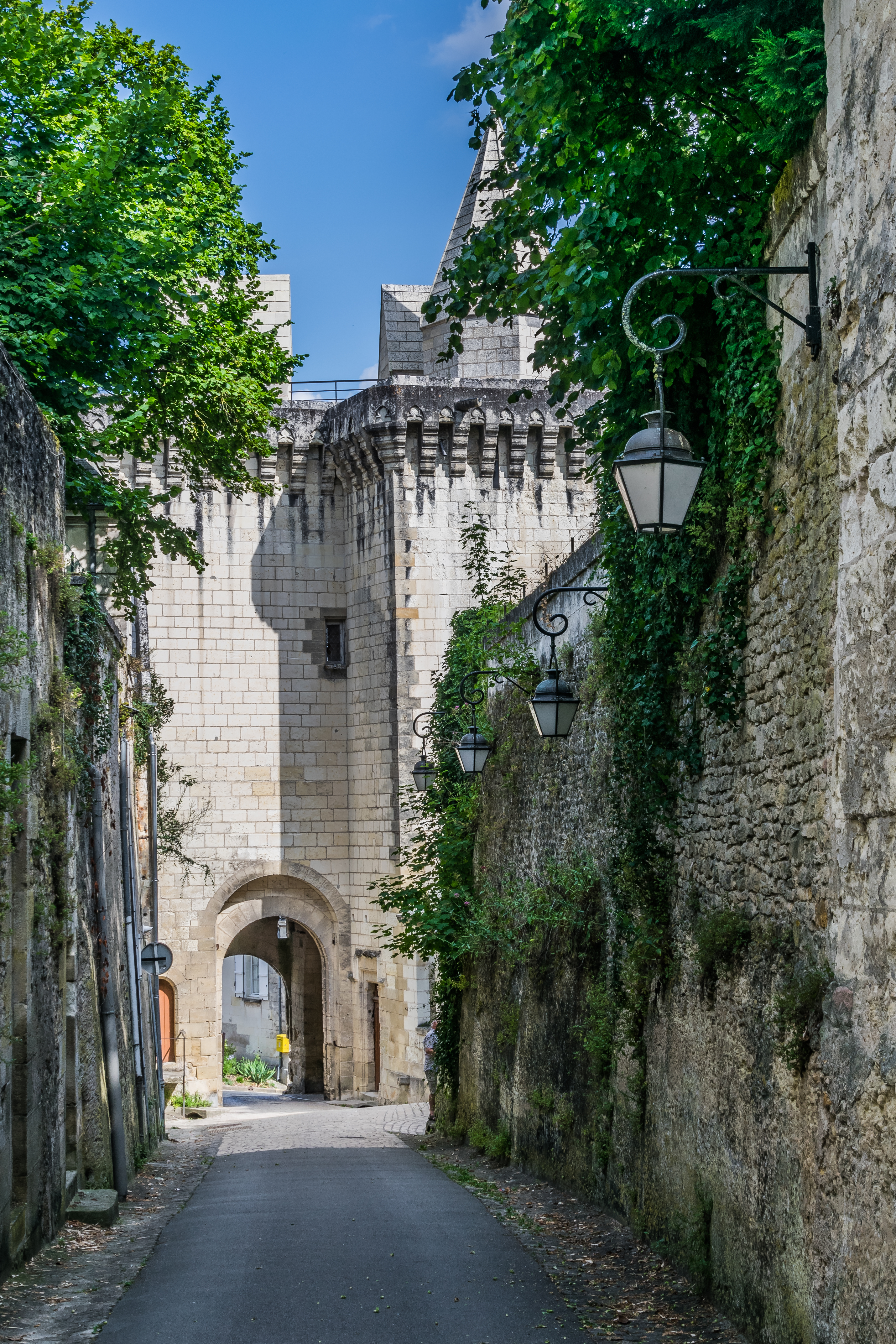 Porte Royale in Loches, Indre-et-Loire, France