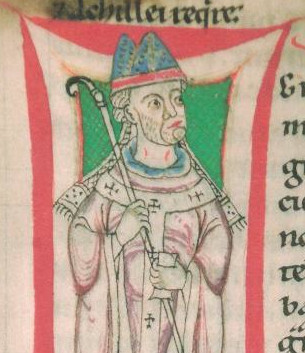 Depiction of pope Gregory VII