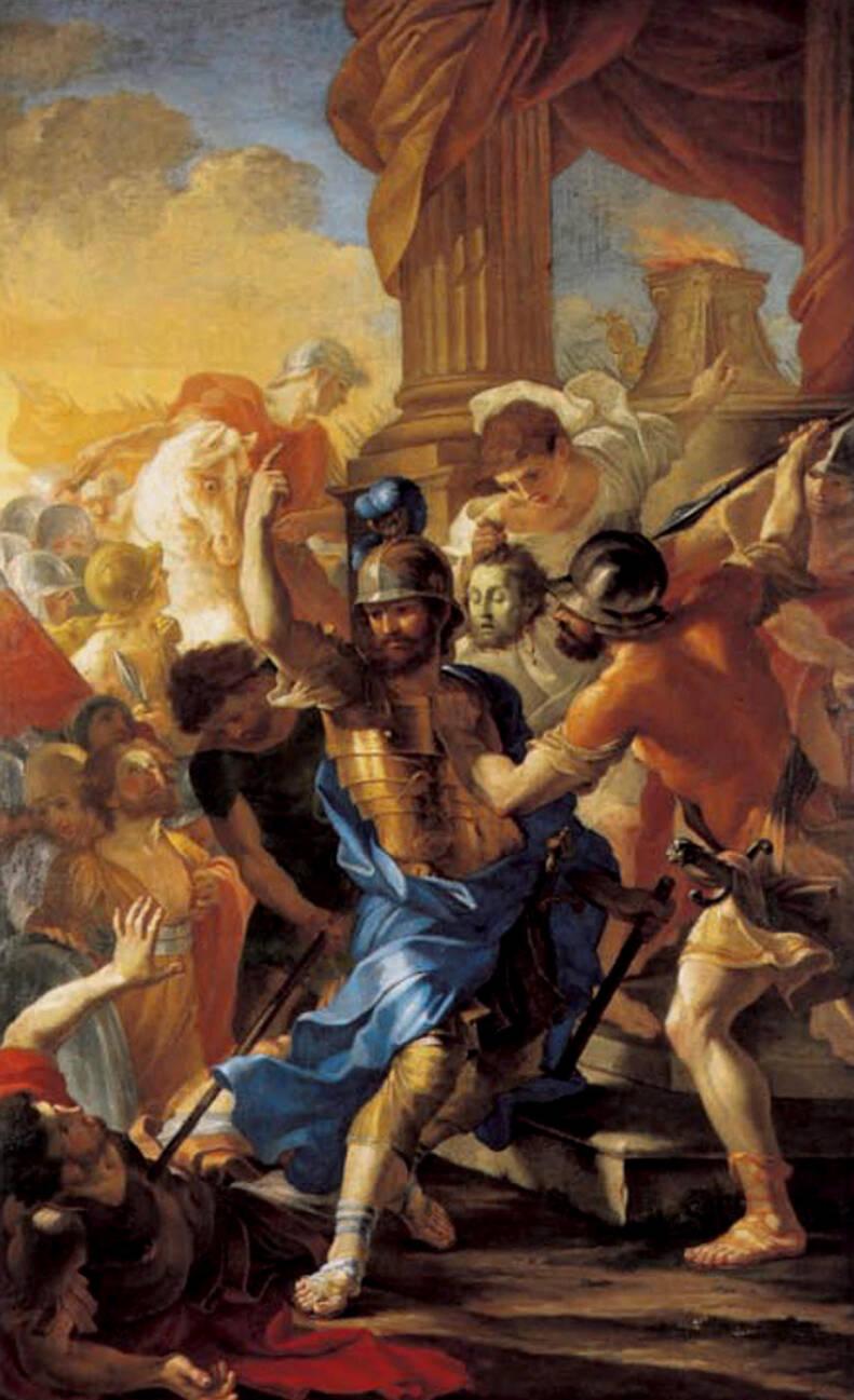 Martyrdom of Saint Maurice, possibly by Carlo Pellegrini after a design by Bernini