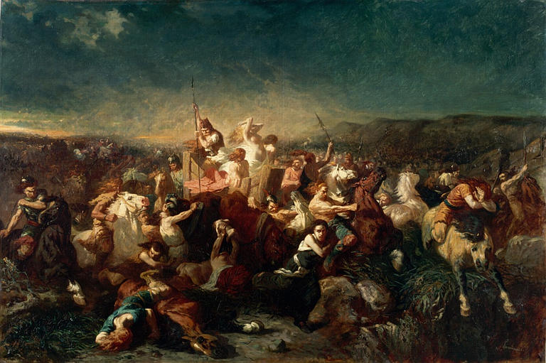 Defeat of the Germans, after the Battle of Tolbiac
