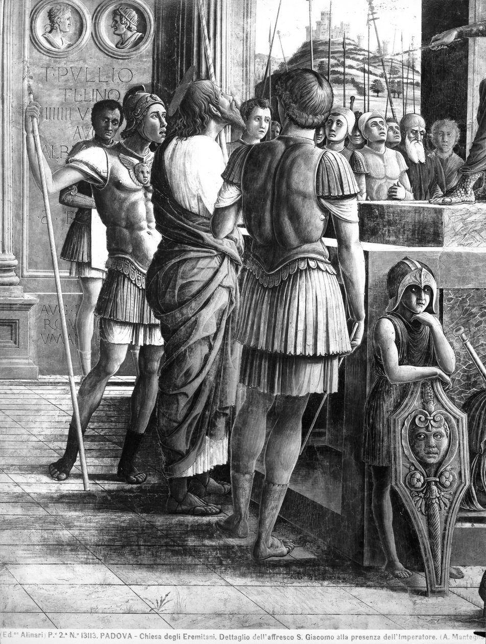 St. James the Great brought before King Herod Agrippa (detail) Andrea Mantegna