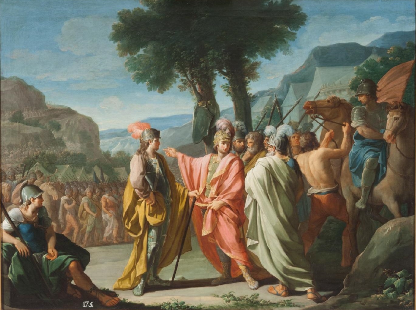 Haníbal and his army in the Alps Agustín Navarro
